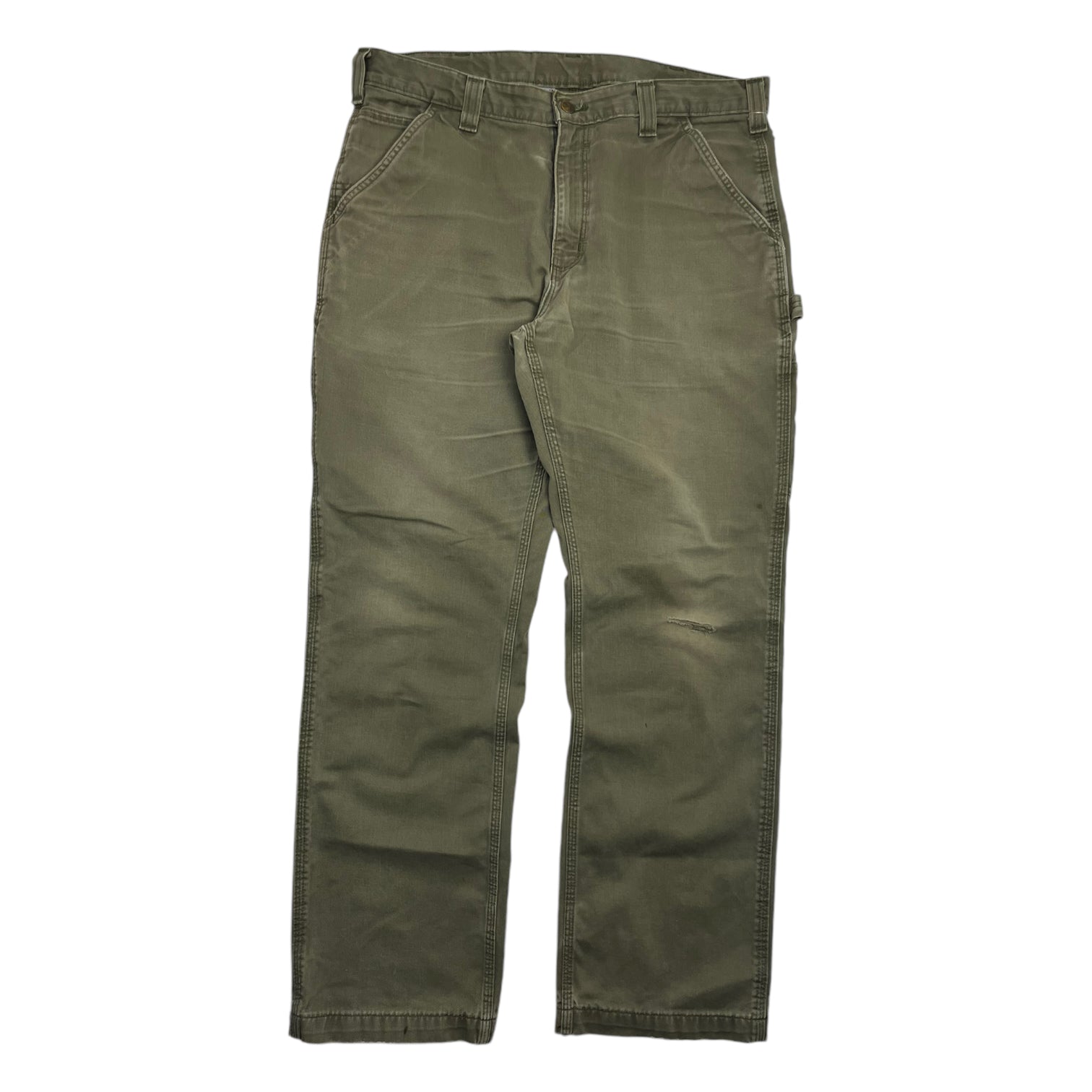 Carhartt Carpenter Work Pants Faded Olive