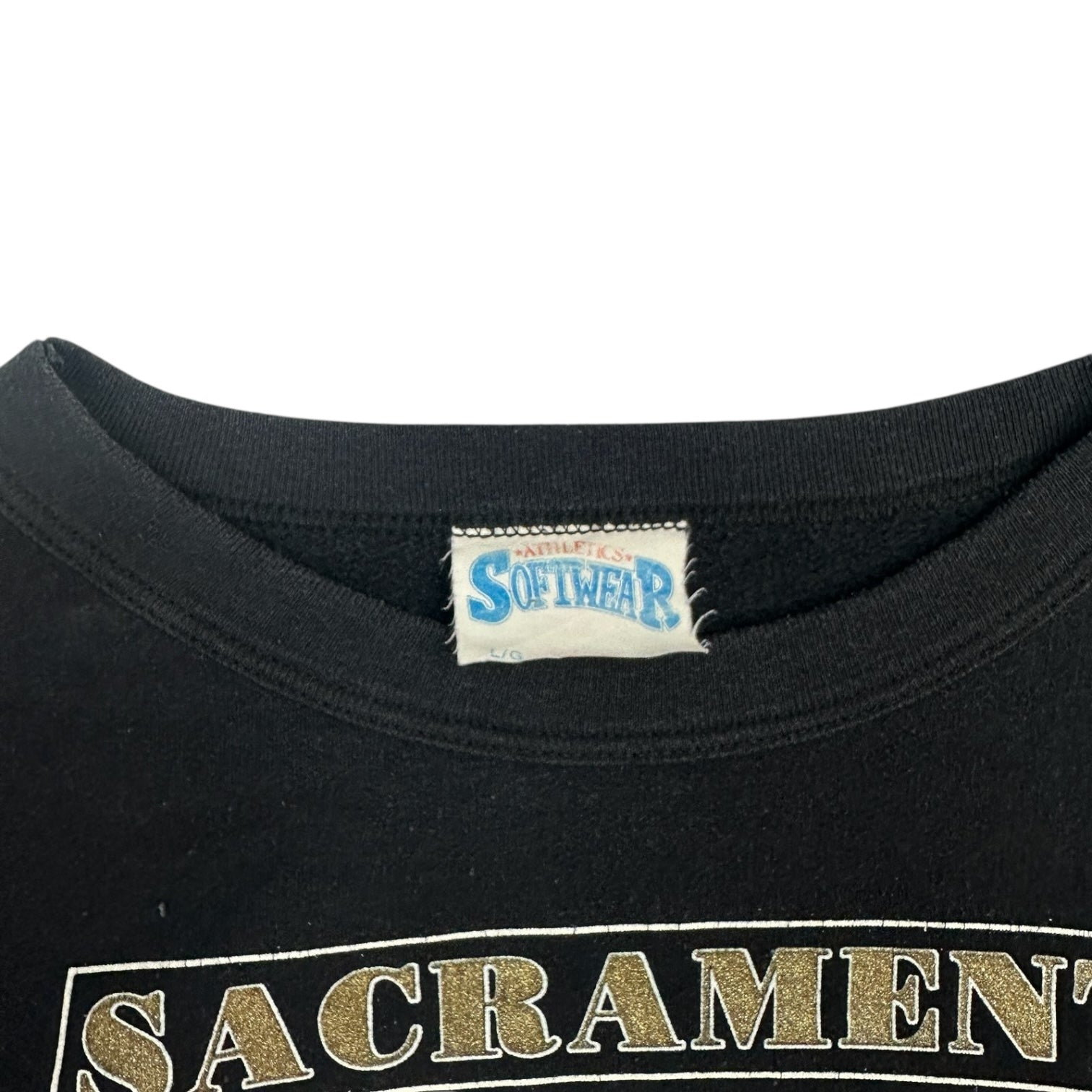 Vintage Sacramento Gold Miners CFL Crewneck Black