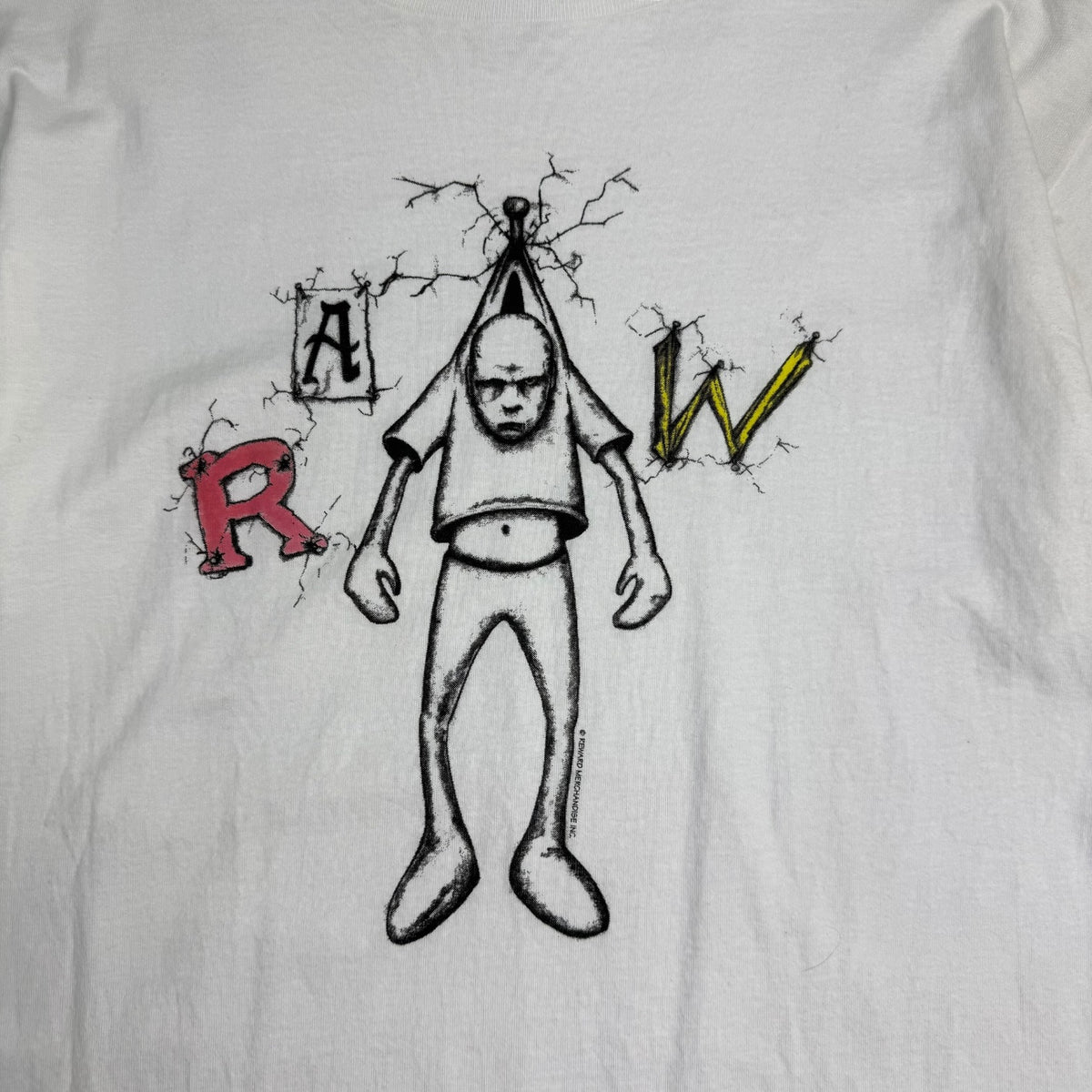 Vintage RAW Canadian Band Tee White