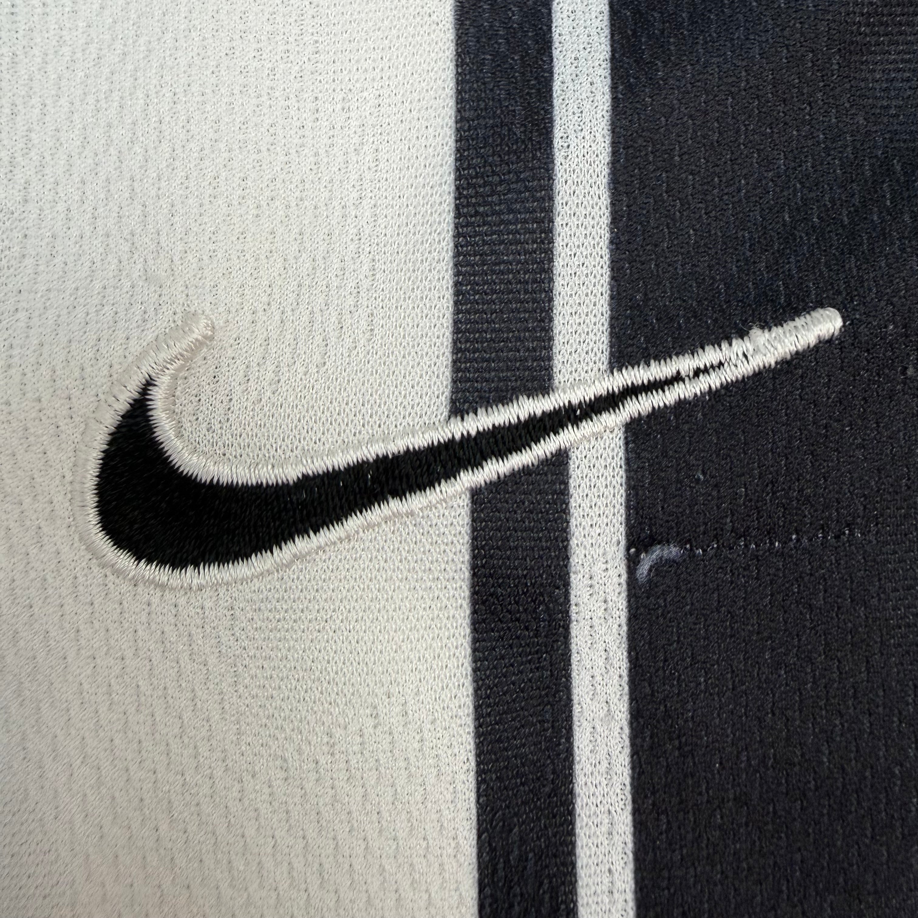 Vintage Nike Striped Football Jersey Black/White