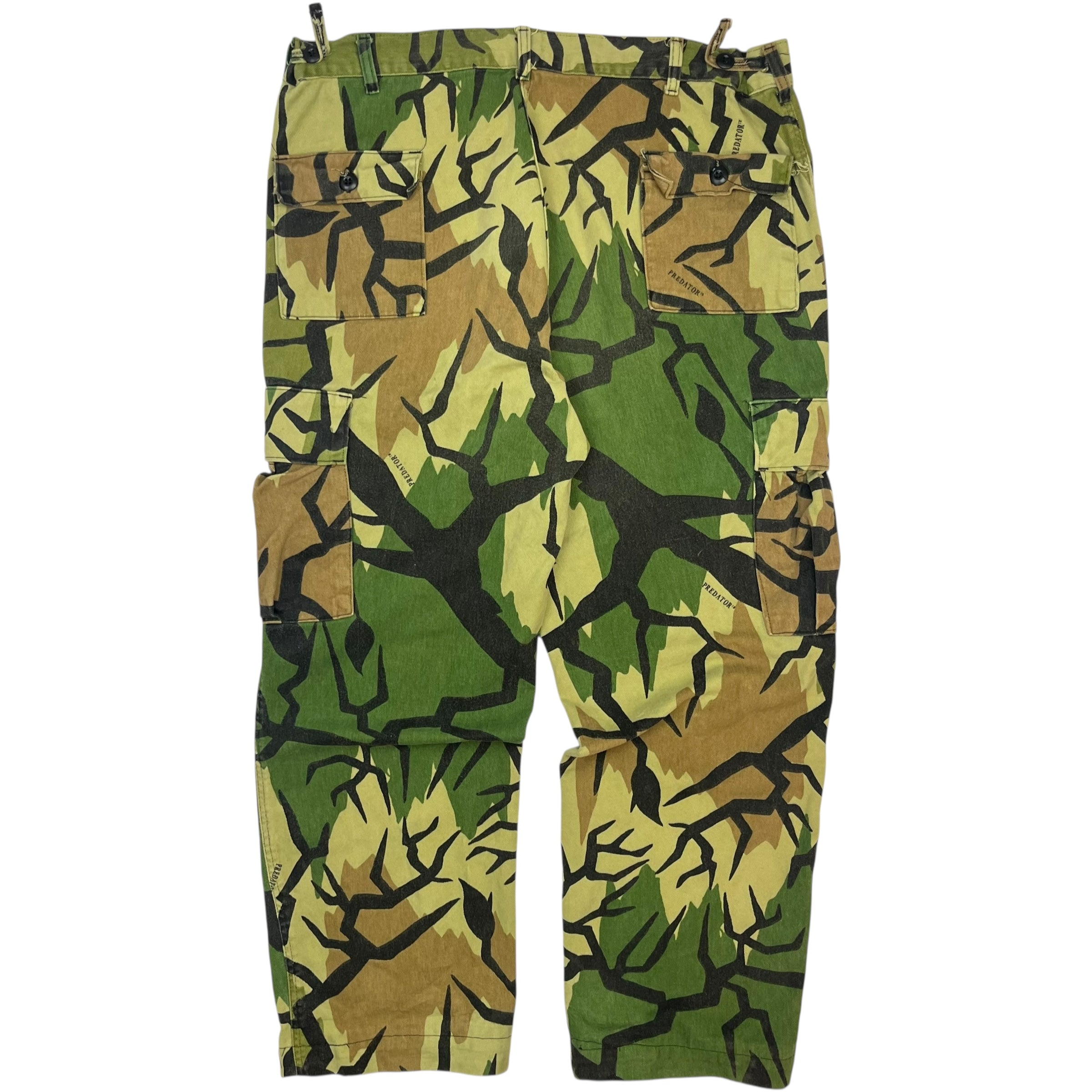 Vintage Predator Camouflage Hunting Khaki Pants Green