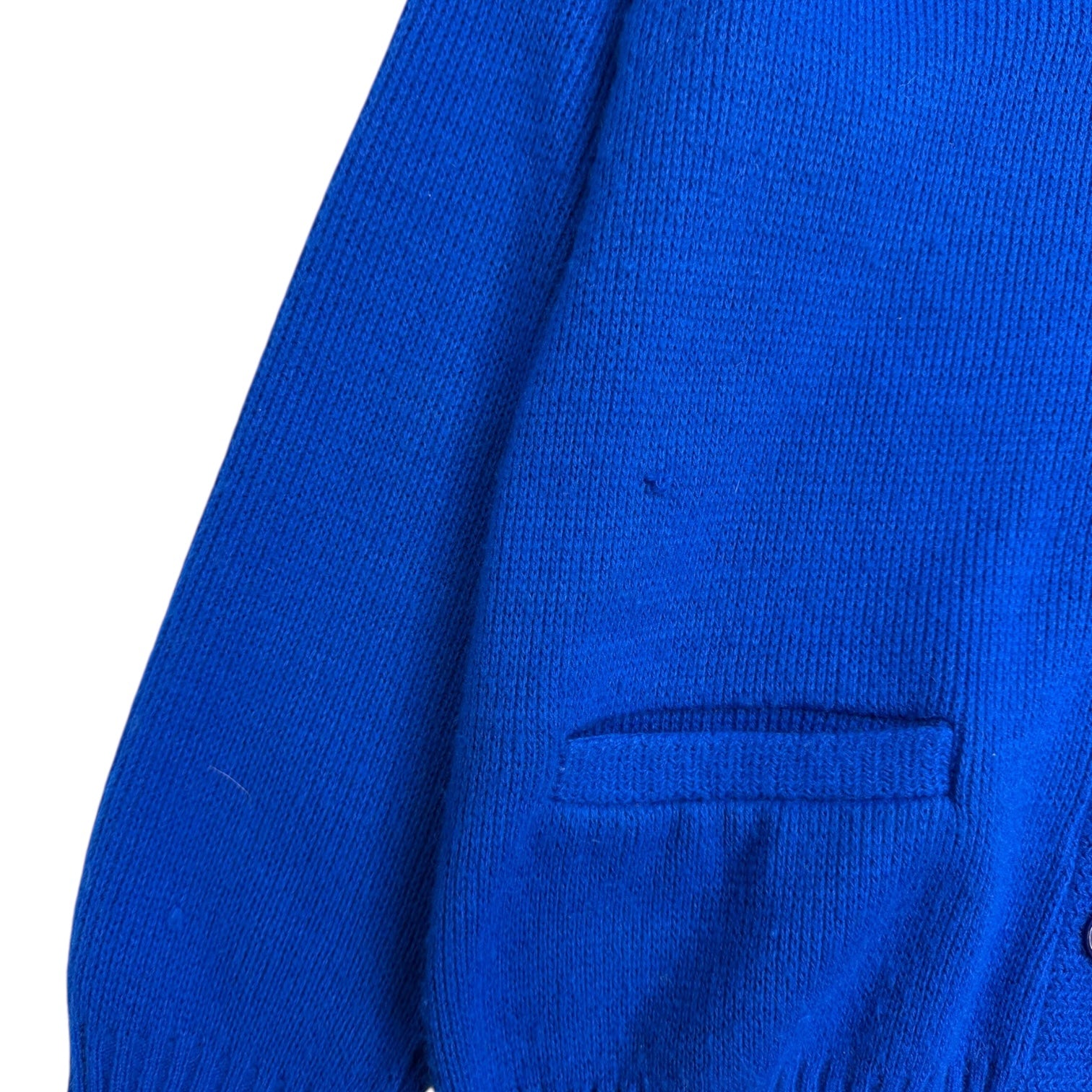 Vintage Collegiate Cardigan Blue/Yellow
