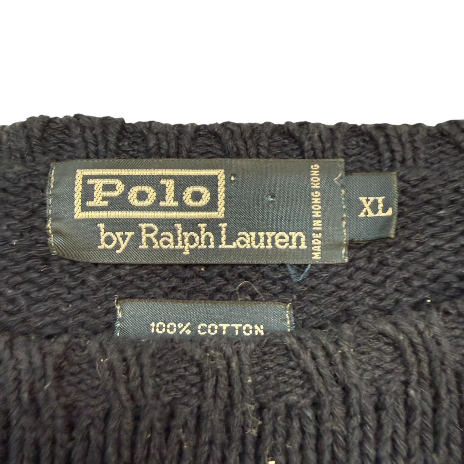 Vintage Polo Ralph Lauren Knit Sweater Blue