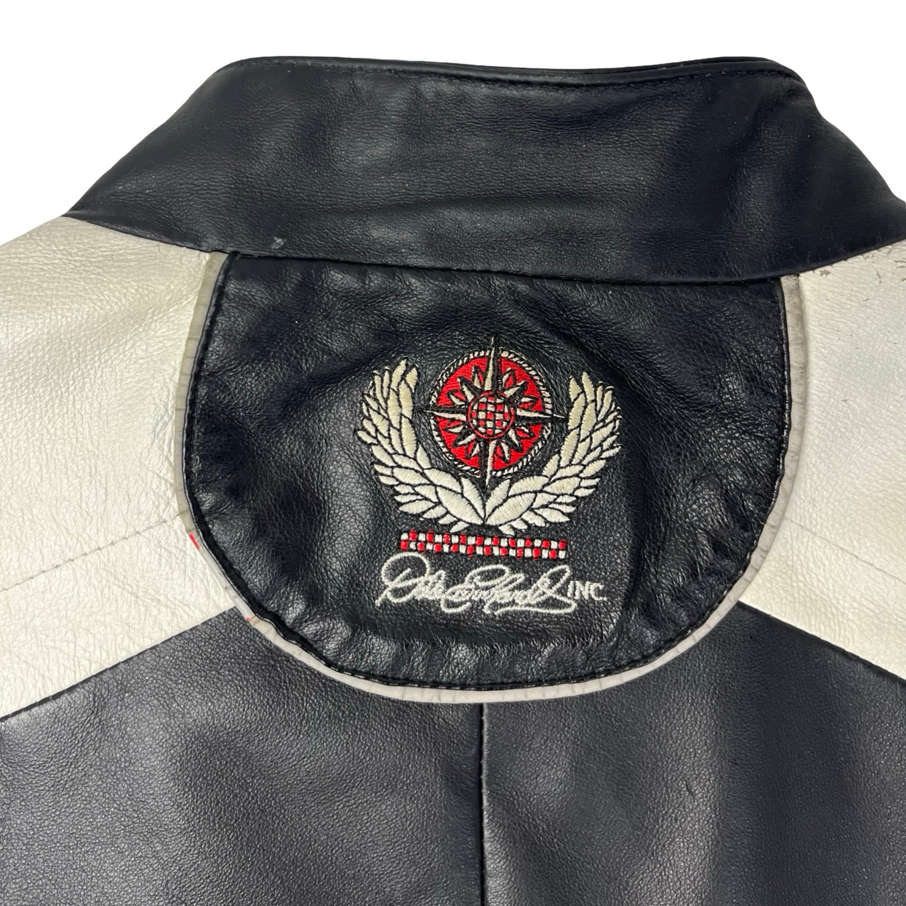 Vintage Chase Authentics Dale Earnhardt Budweiser Leather Nascar Jacket