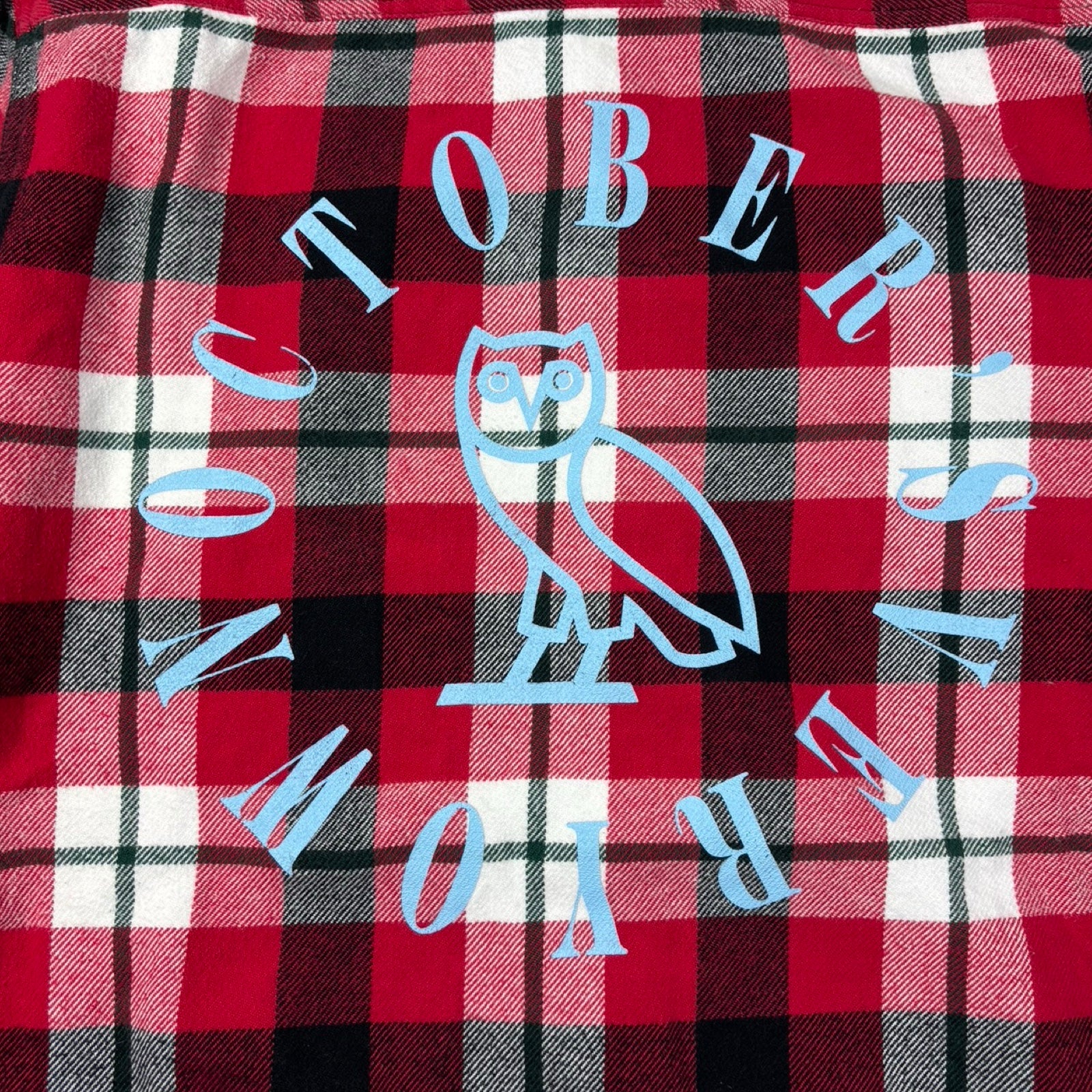 OVO Plaid Flannel Red/White