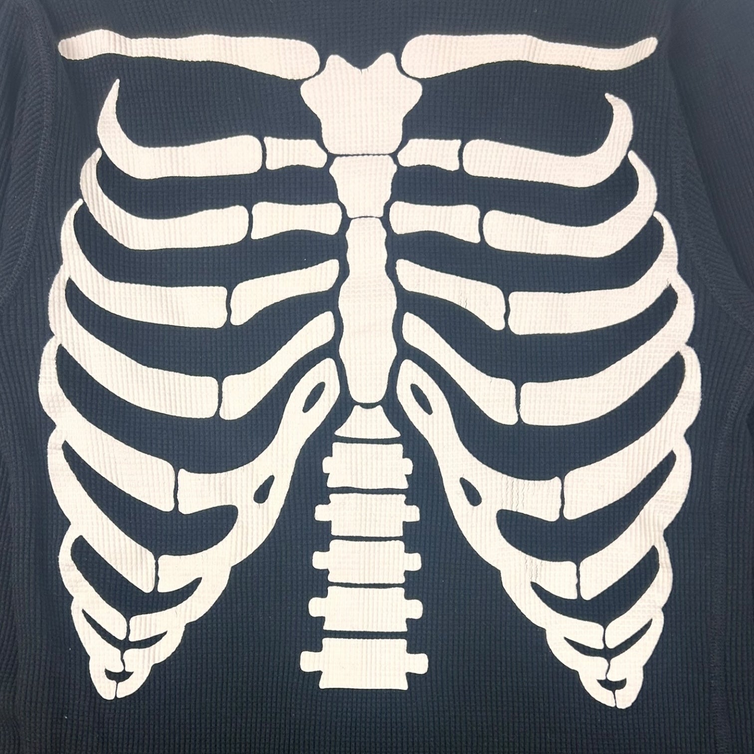 Supreme Hanes Bones Thermal Crew Black