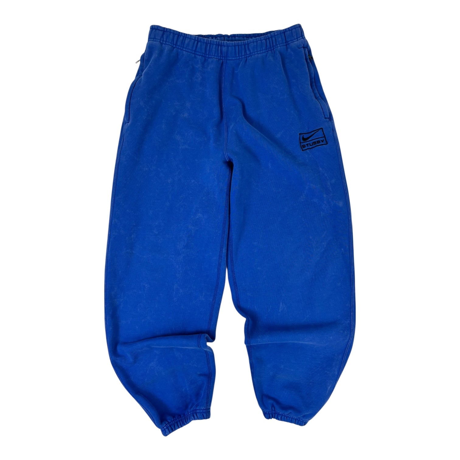 Stussy x Nike Acid Wash Sweatpant Blue