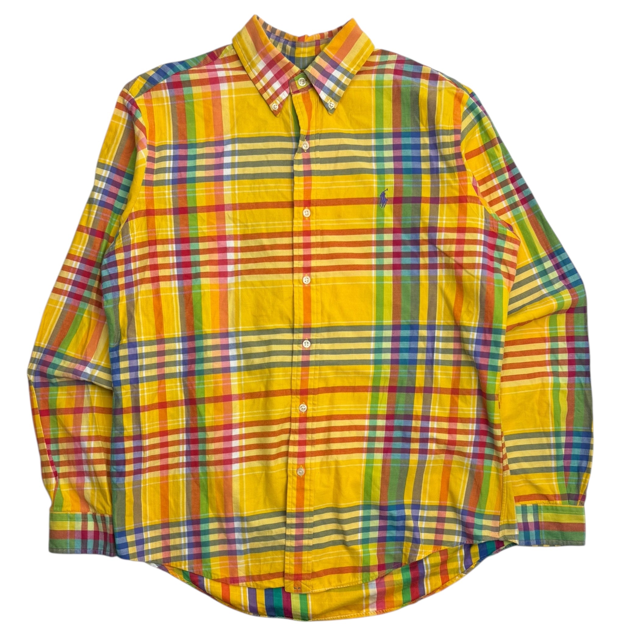 Vintage Polo Ralph Lauren Button Up Shirt Yellow