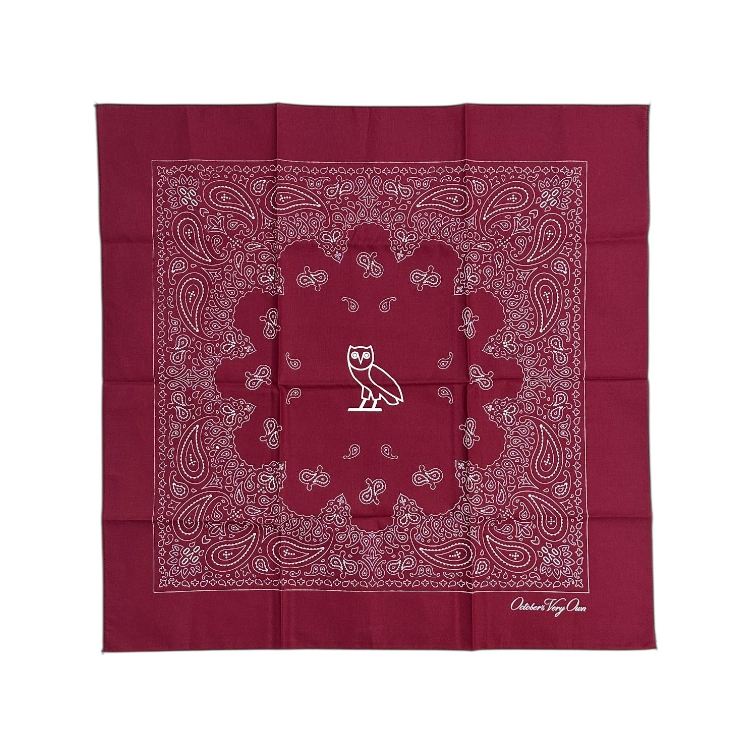 OVO Paisley Bandana Burgundy