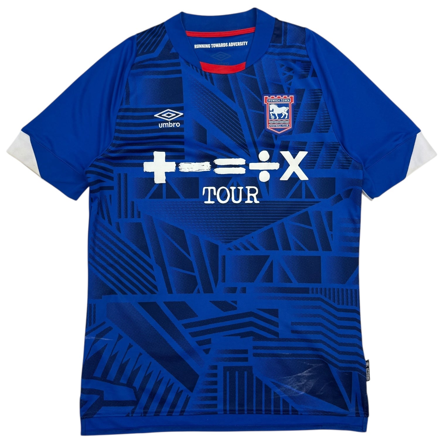 2022 Umbro Ipswich Town FC Ed Sheeran Tour Jersey Blue