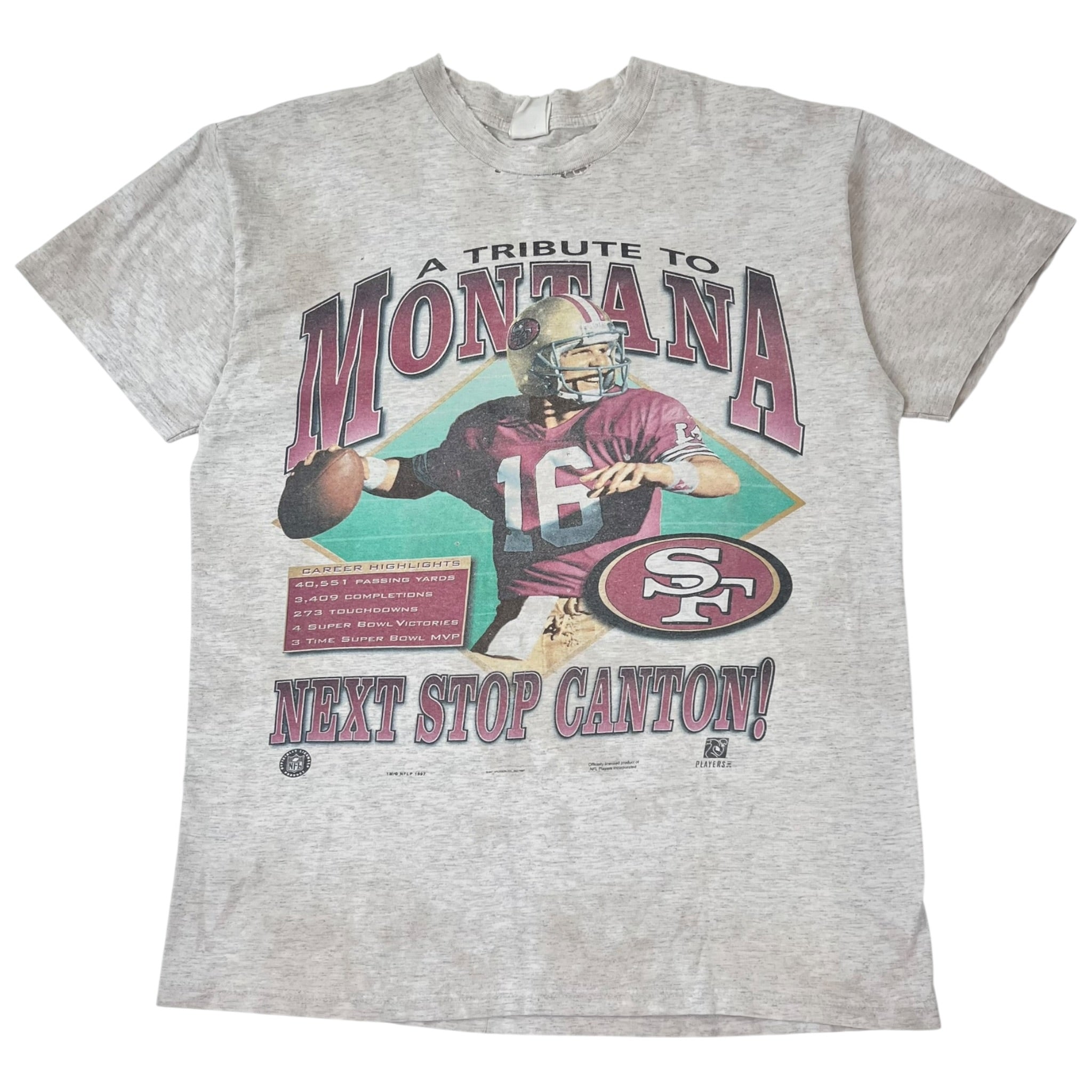 1997 Vintage Joe Montana San Francisco 49ers T-shirt