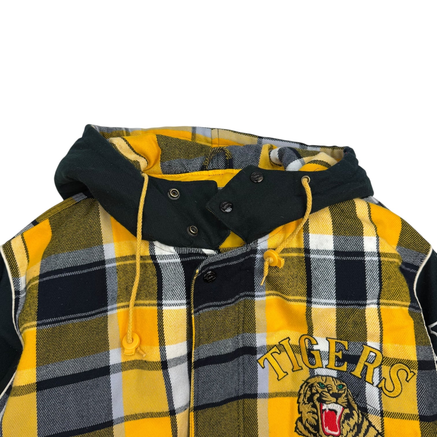 Vintage Grambling State Tigers Football Insulated Jacket Black/Yellow