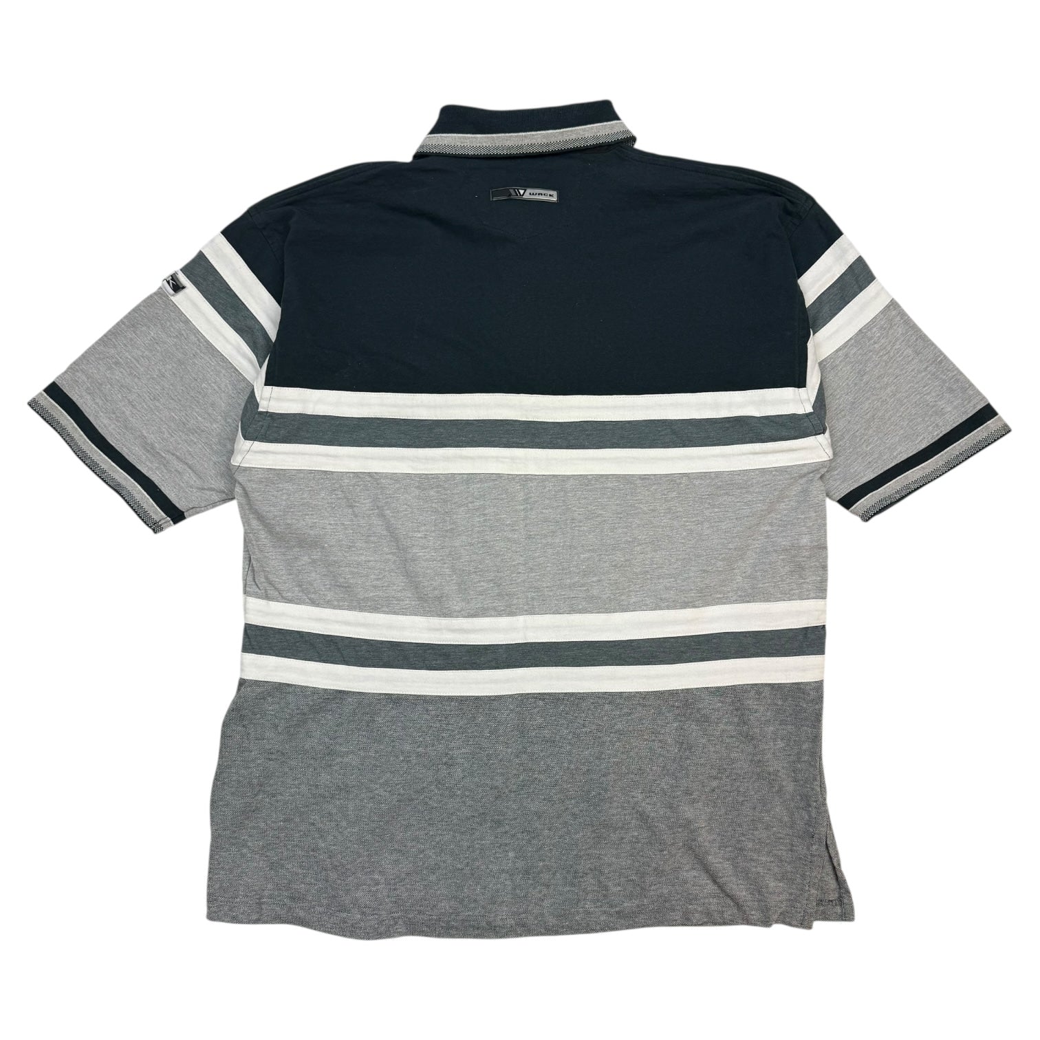 Vintage Y2K Wack Golf Polo Shirt Grey/Black