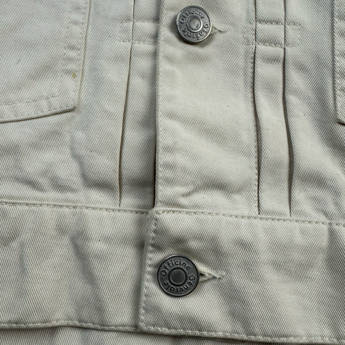 Officine Générale Leo Jacket Cream/White