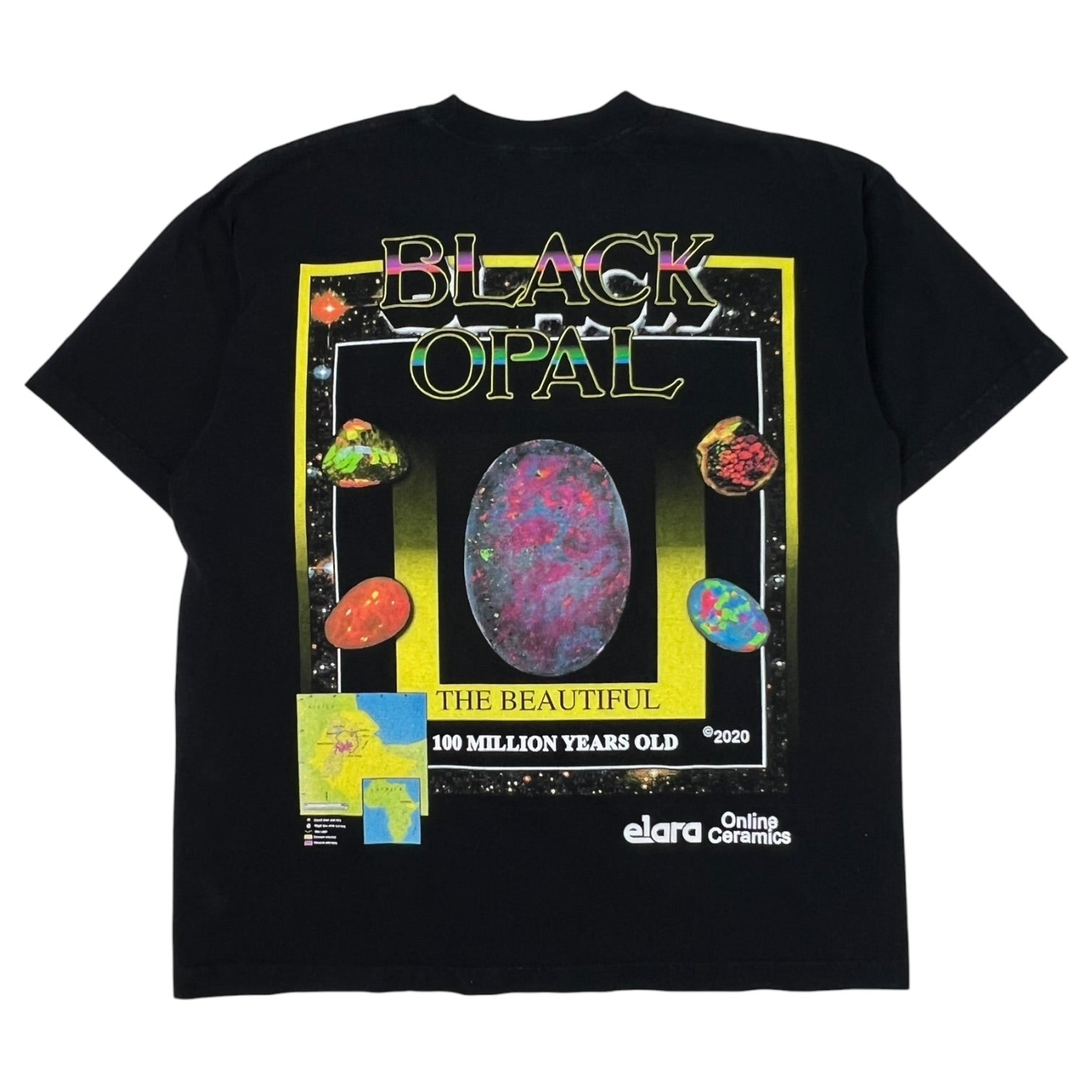 Online Ceramics X A24 Uncet Gems “Black Opal” T-Shirt Black