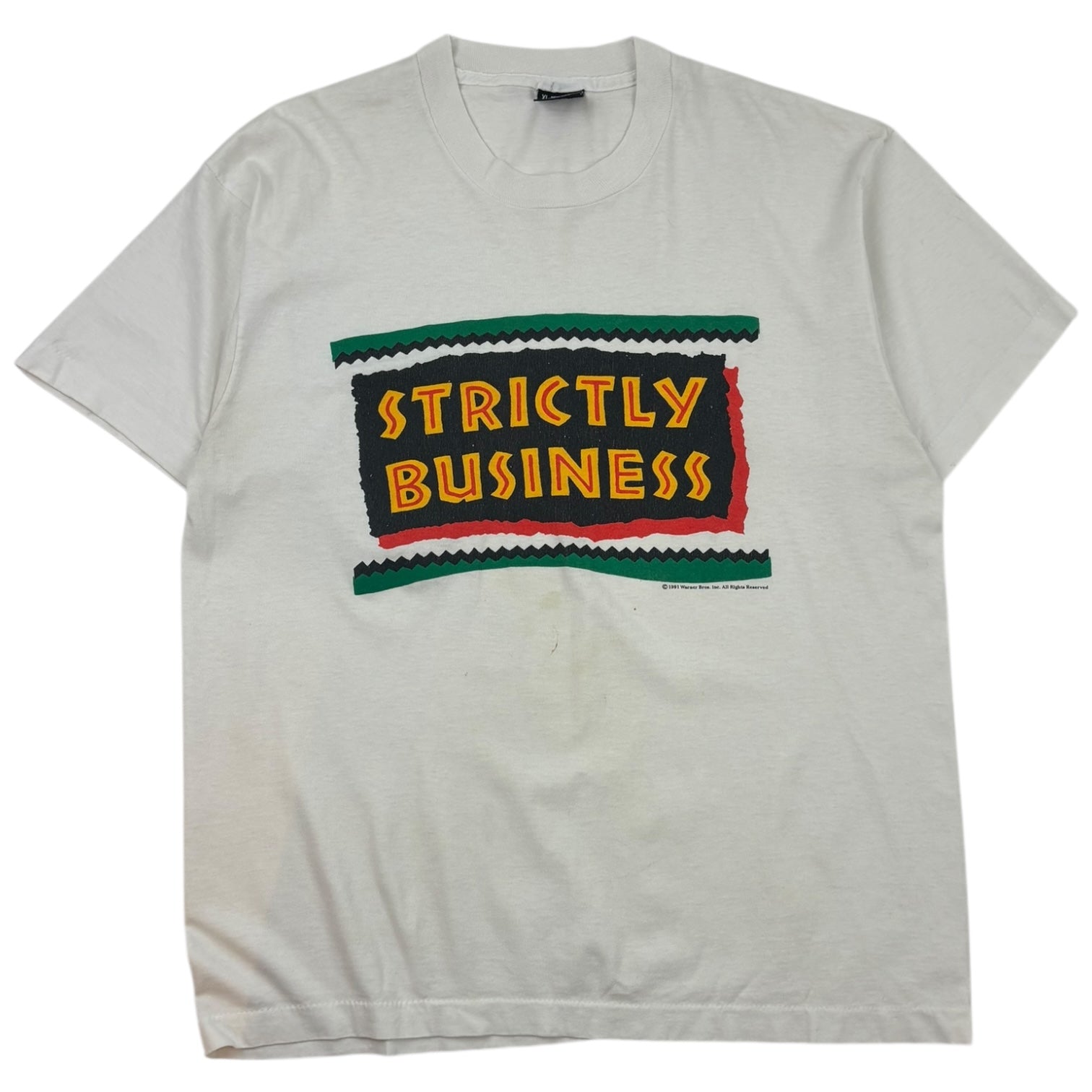 Vintage 1991 Strictly Business Promo T-Shirt White