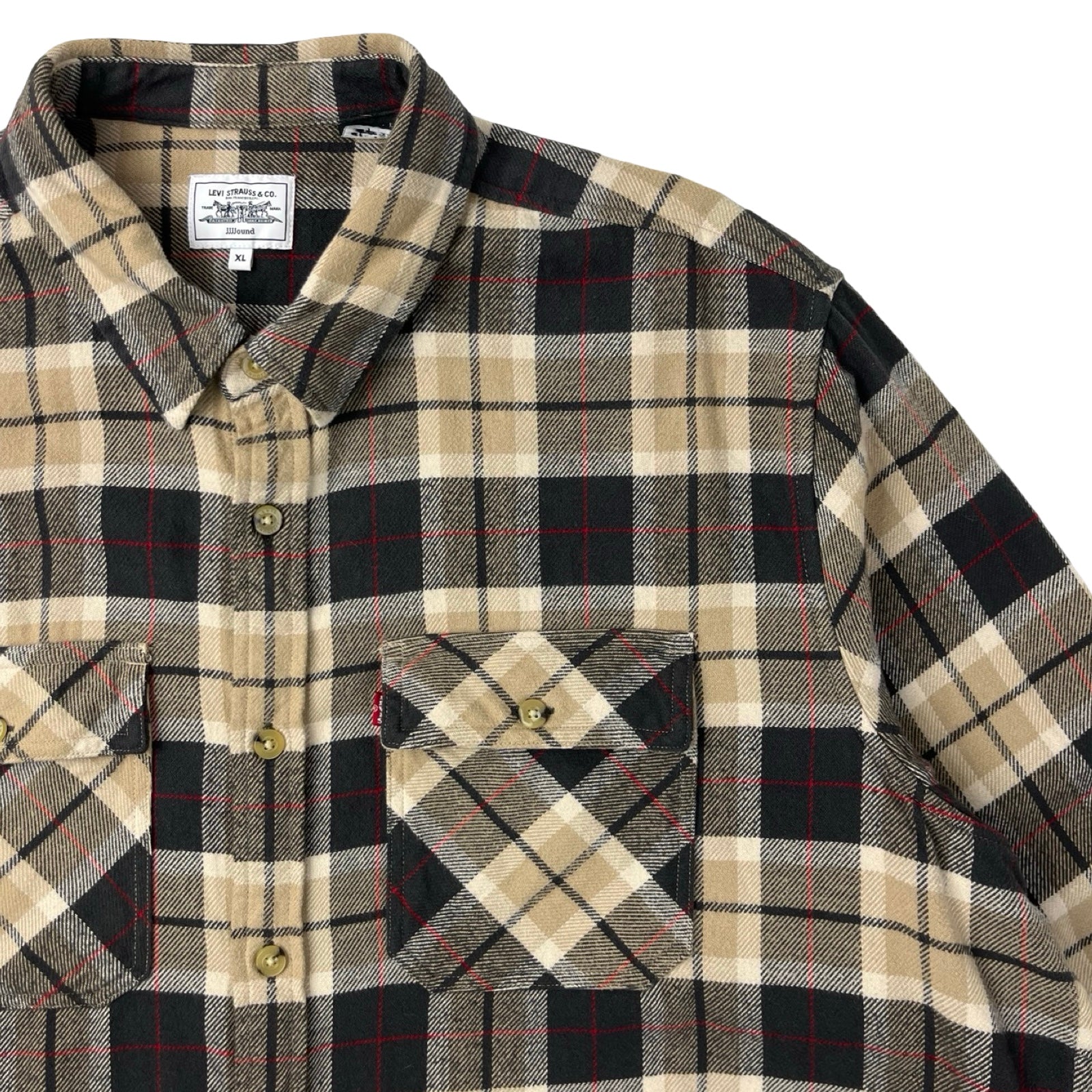 Levi's JJJJound Plaid Flannel Shirt
