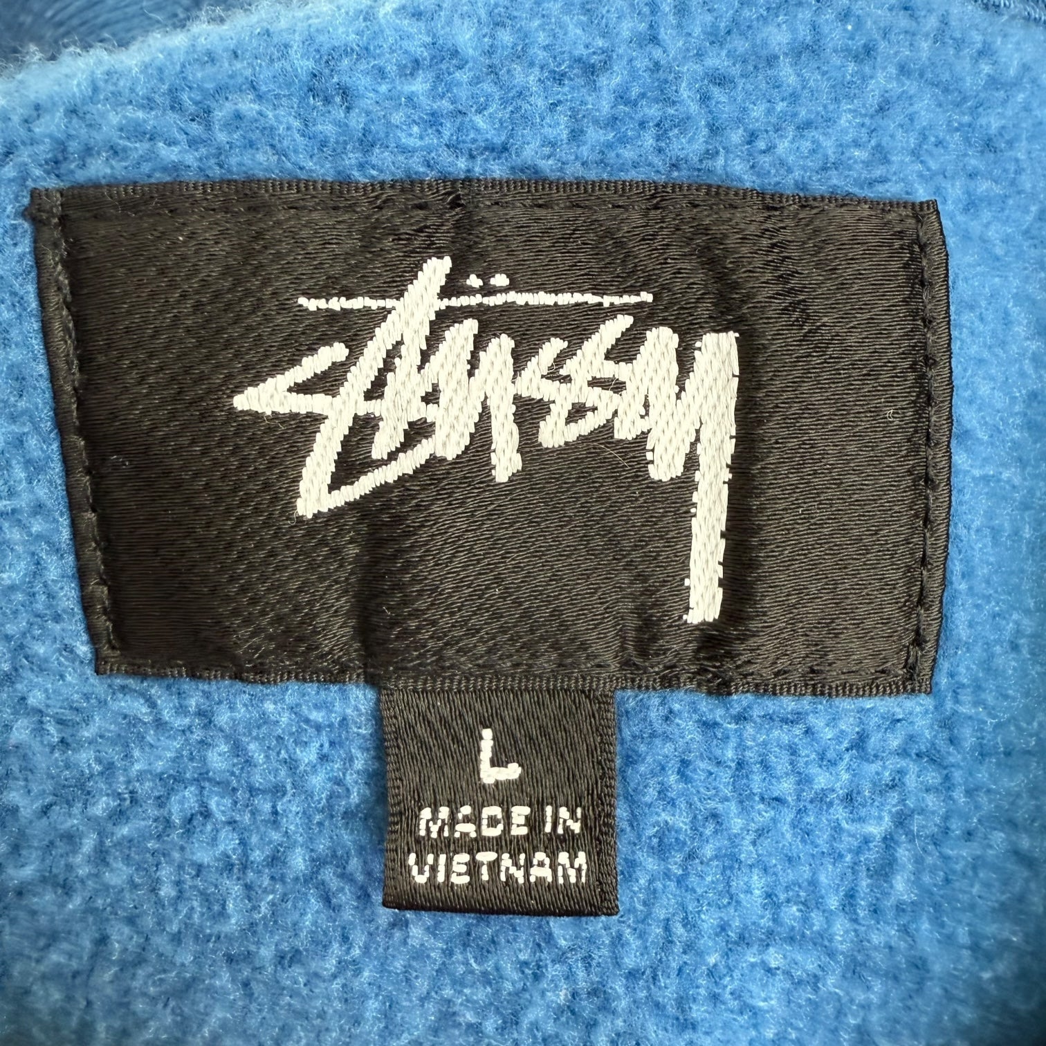 Stussy Sport Zip Hoodie Blue