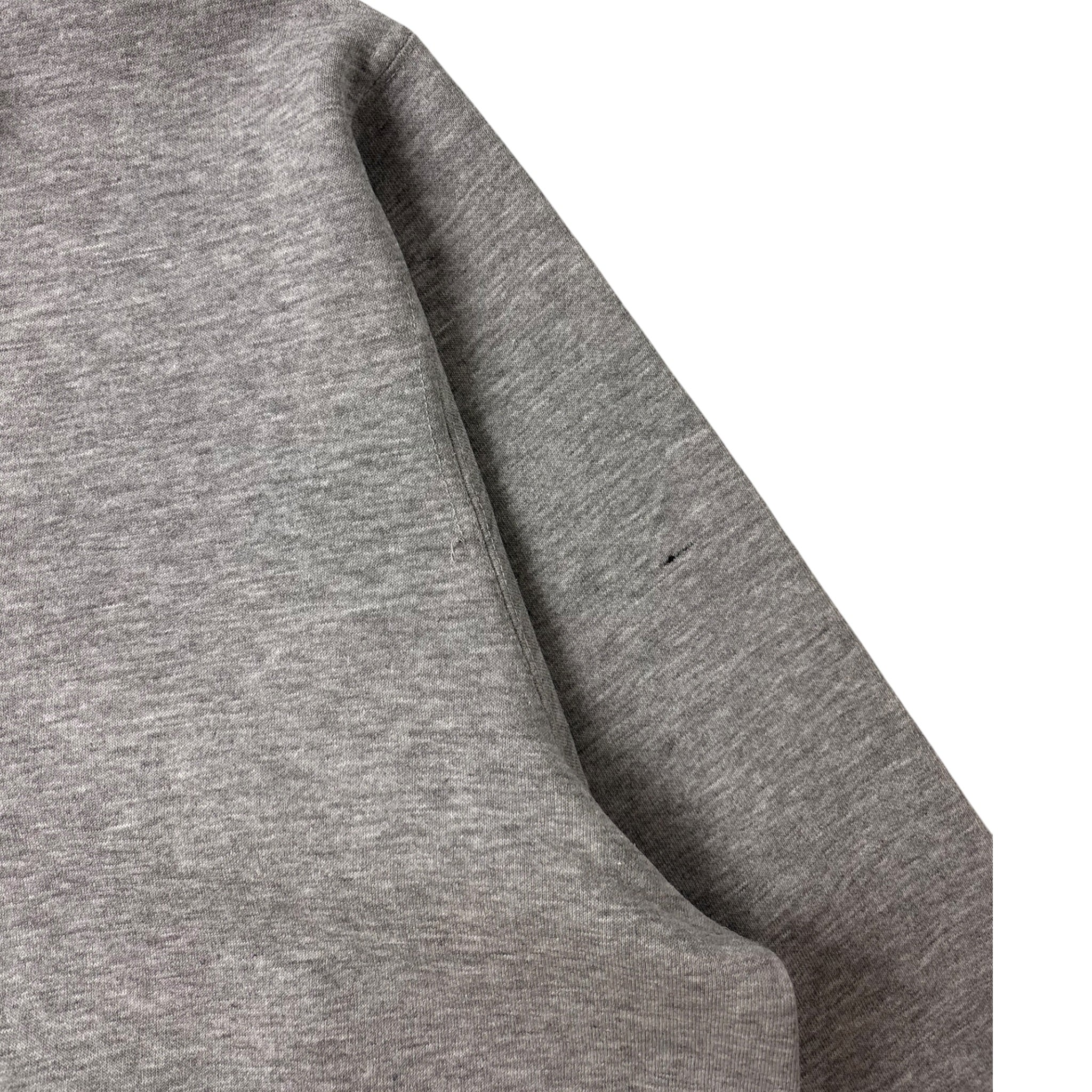 Vintage Carhartt Pocket Spellout Zip Up Hoodie Grey
