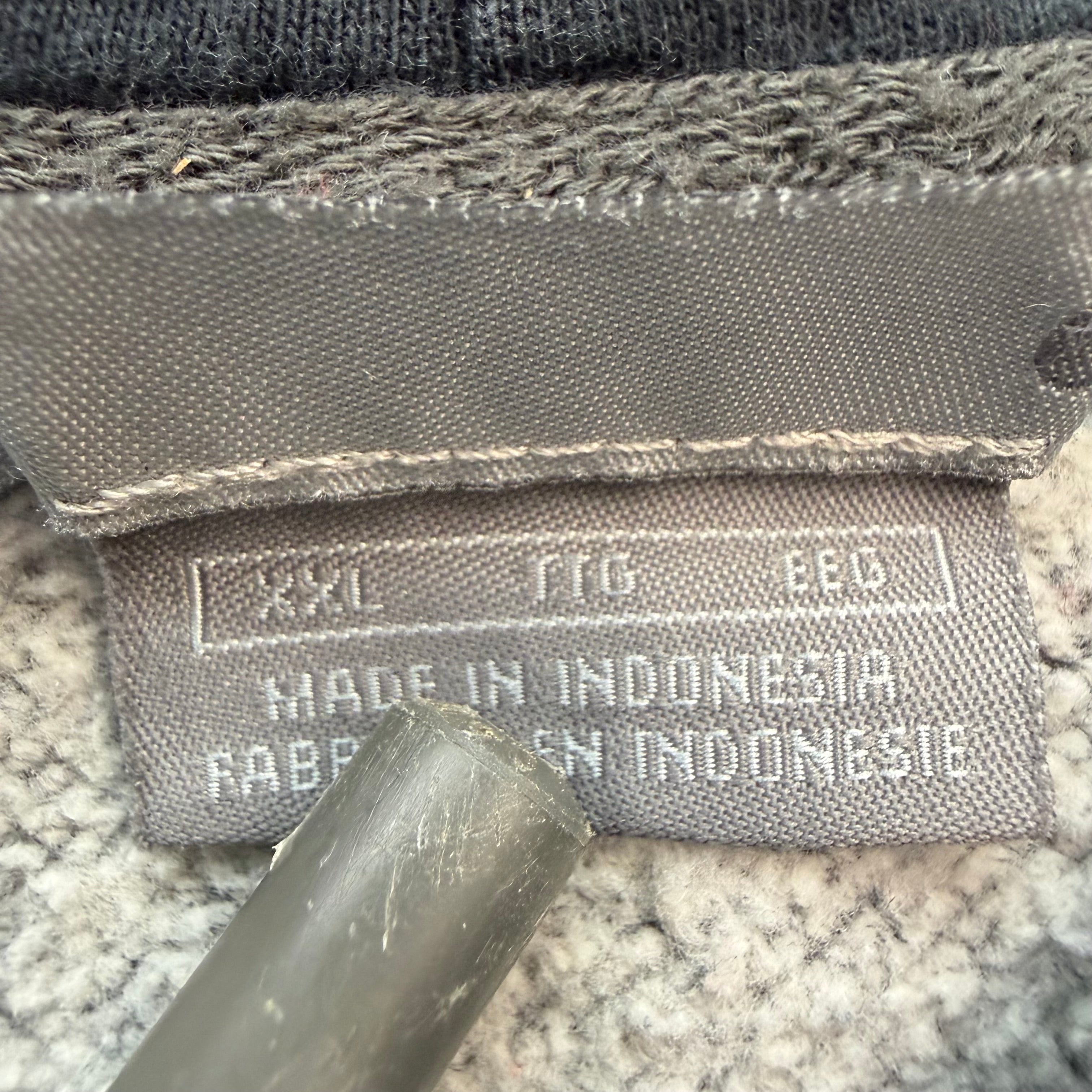 Vintage Nike Mini Swoosh Hoodie Grey