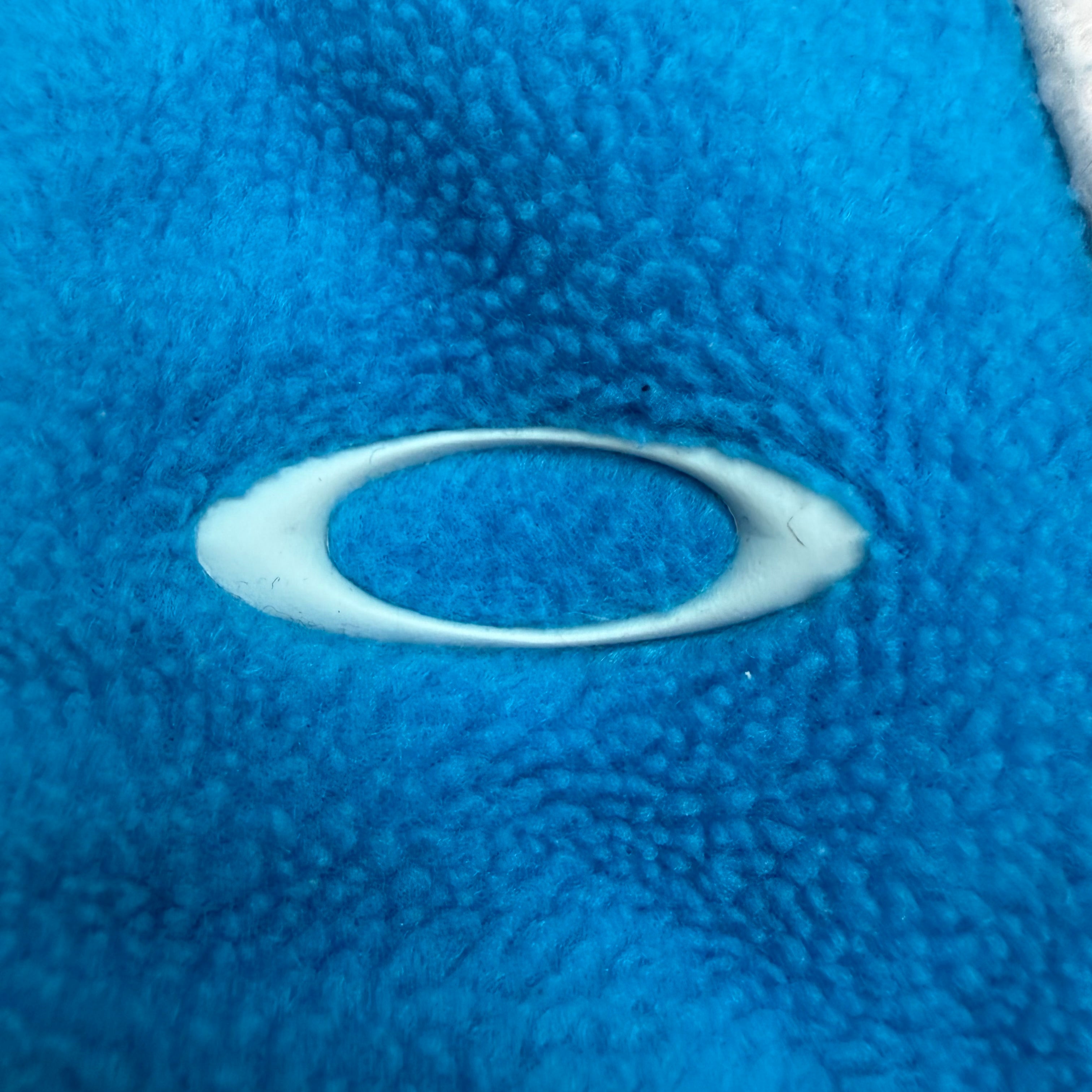 (W) Vintage Oakley Fleece Track Jacket Blue