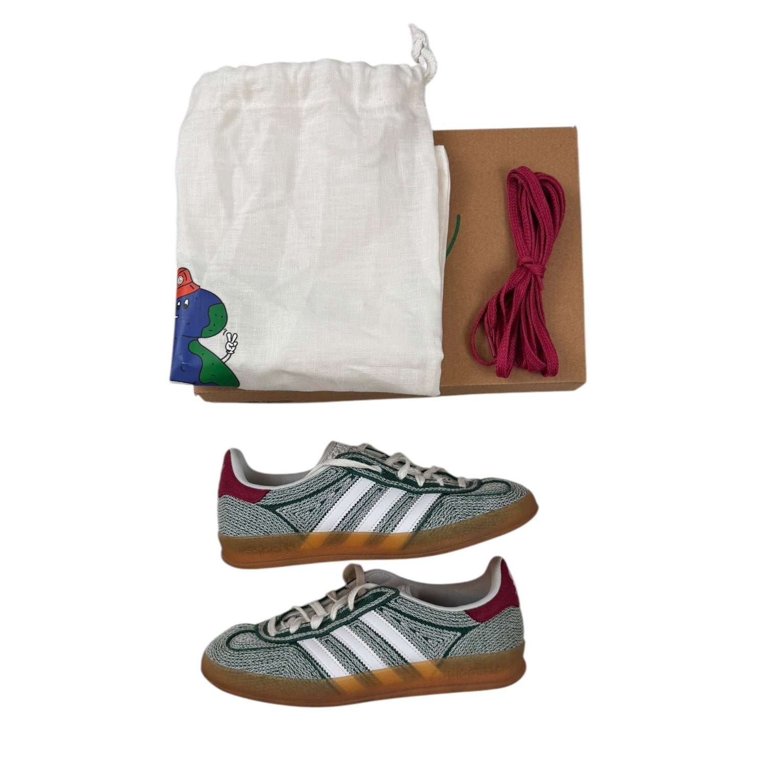 Adidas Gazelle Indoors Sean Wotherspoon Hemp Green (Used)