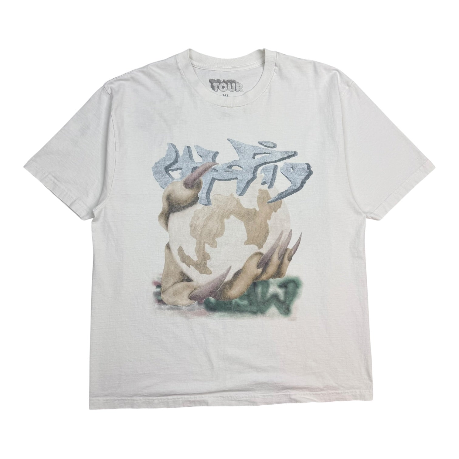 Travis Scott Live At MetLife Tee White