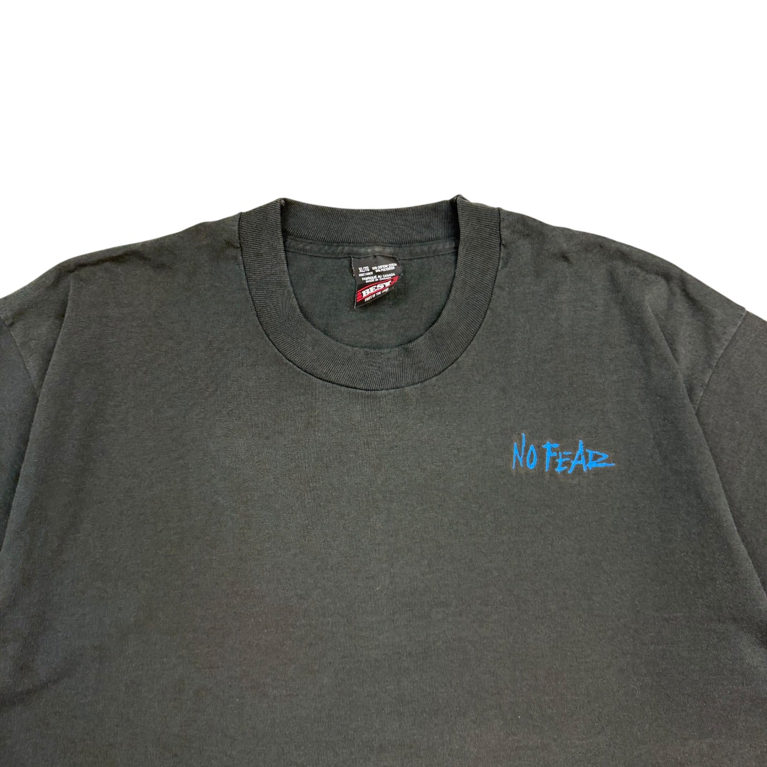 Vintage No Fear ‘… Sudden Stop…’  Tee Black