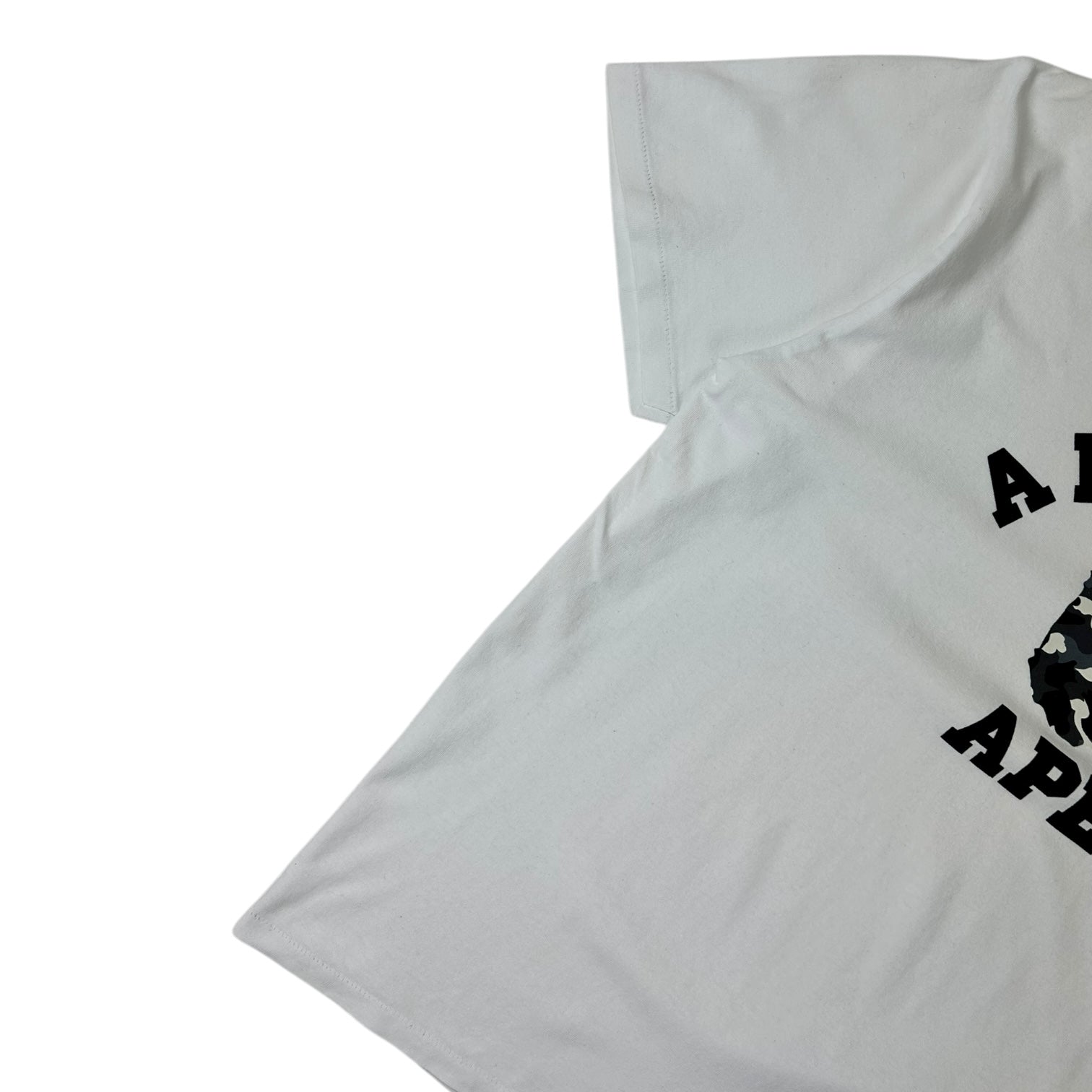 BAPE 1st Camo College T-Shirt White/Black