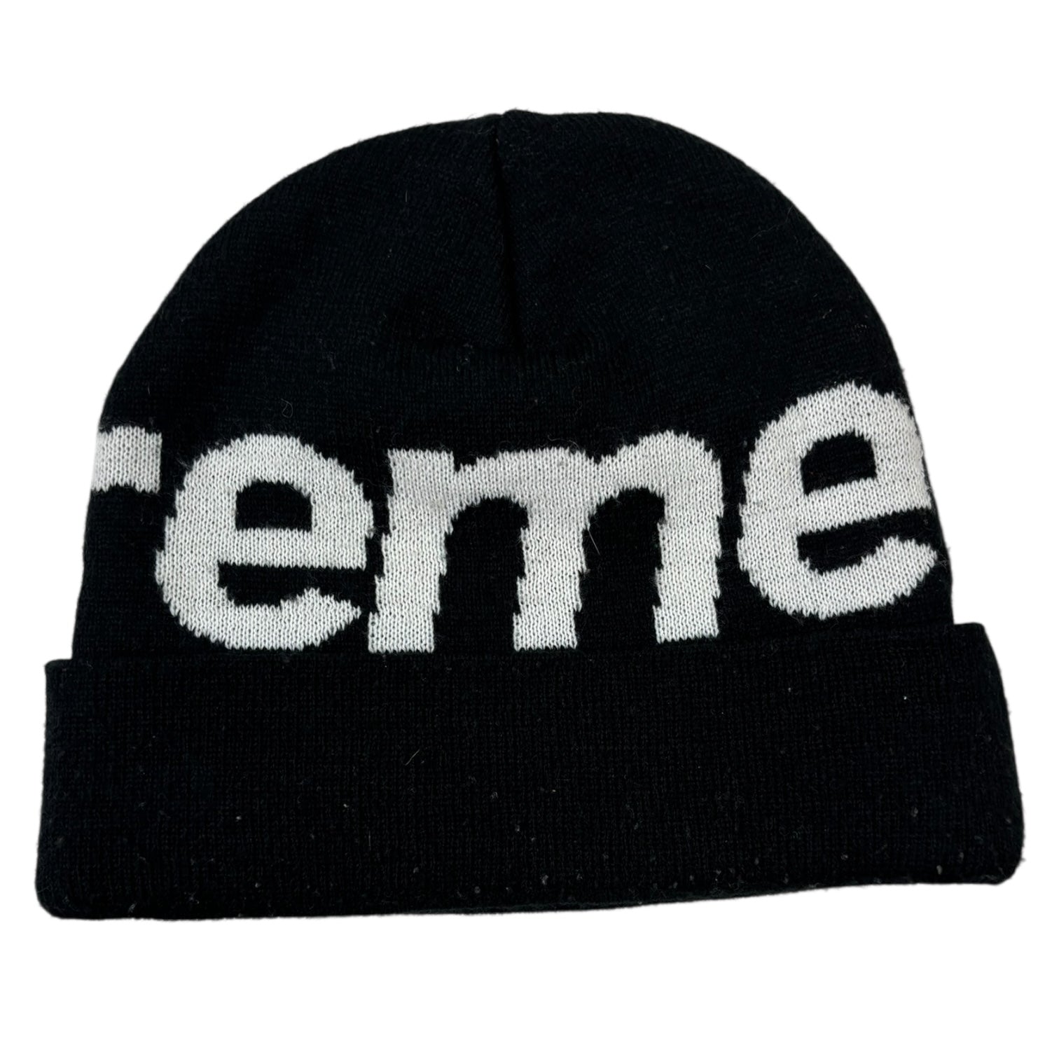 Supreme FW19 Big Logo Beanie Black