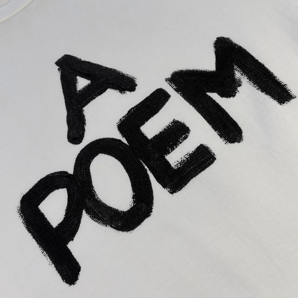 Celine Homme Paris “A Poem” T-Shirt White