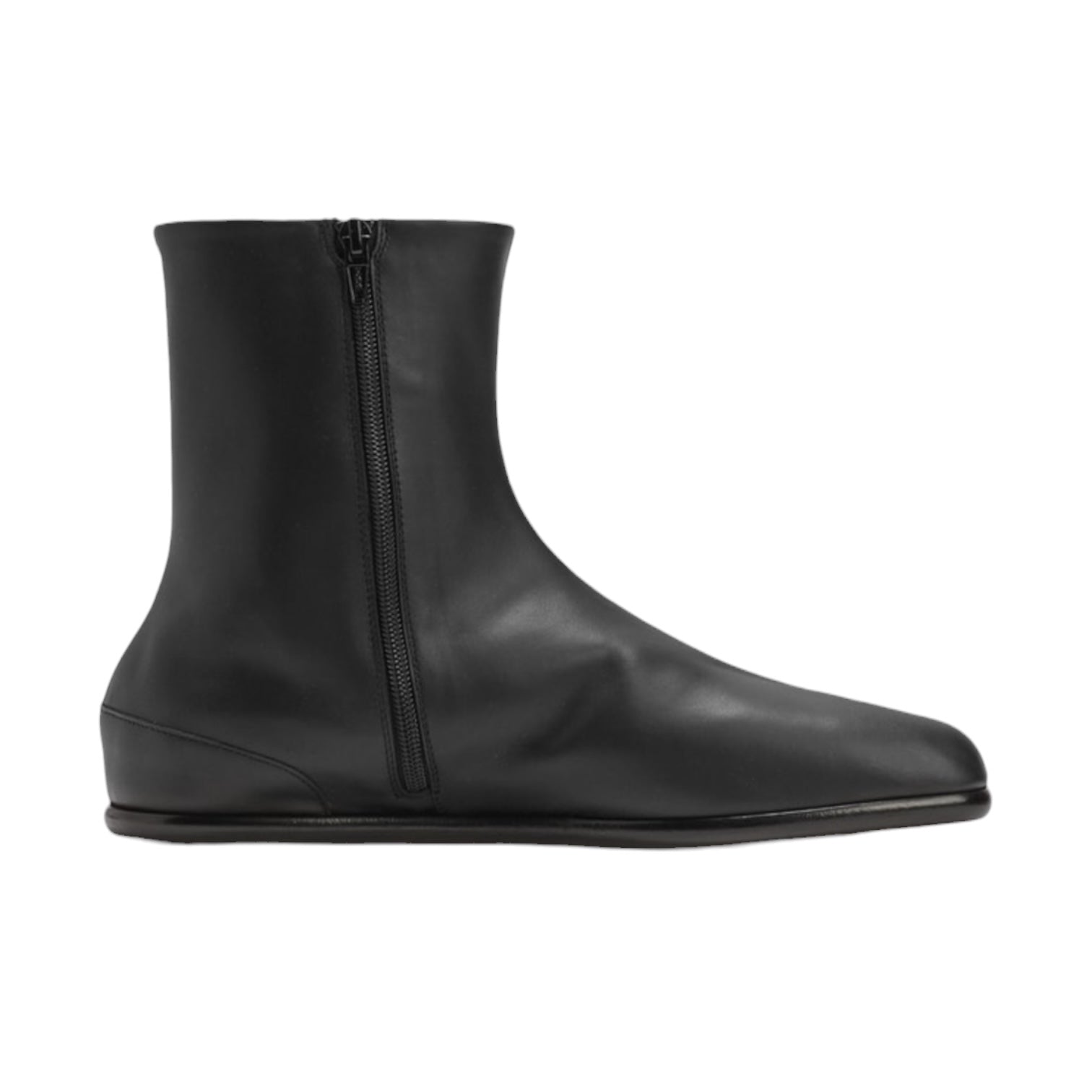 Maison Margiela Tabi Ankle Leather Boots Black (Used)