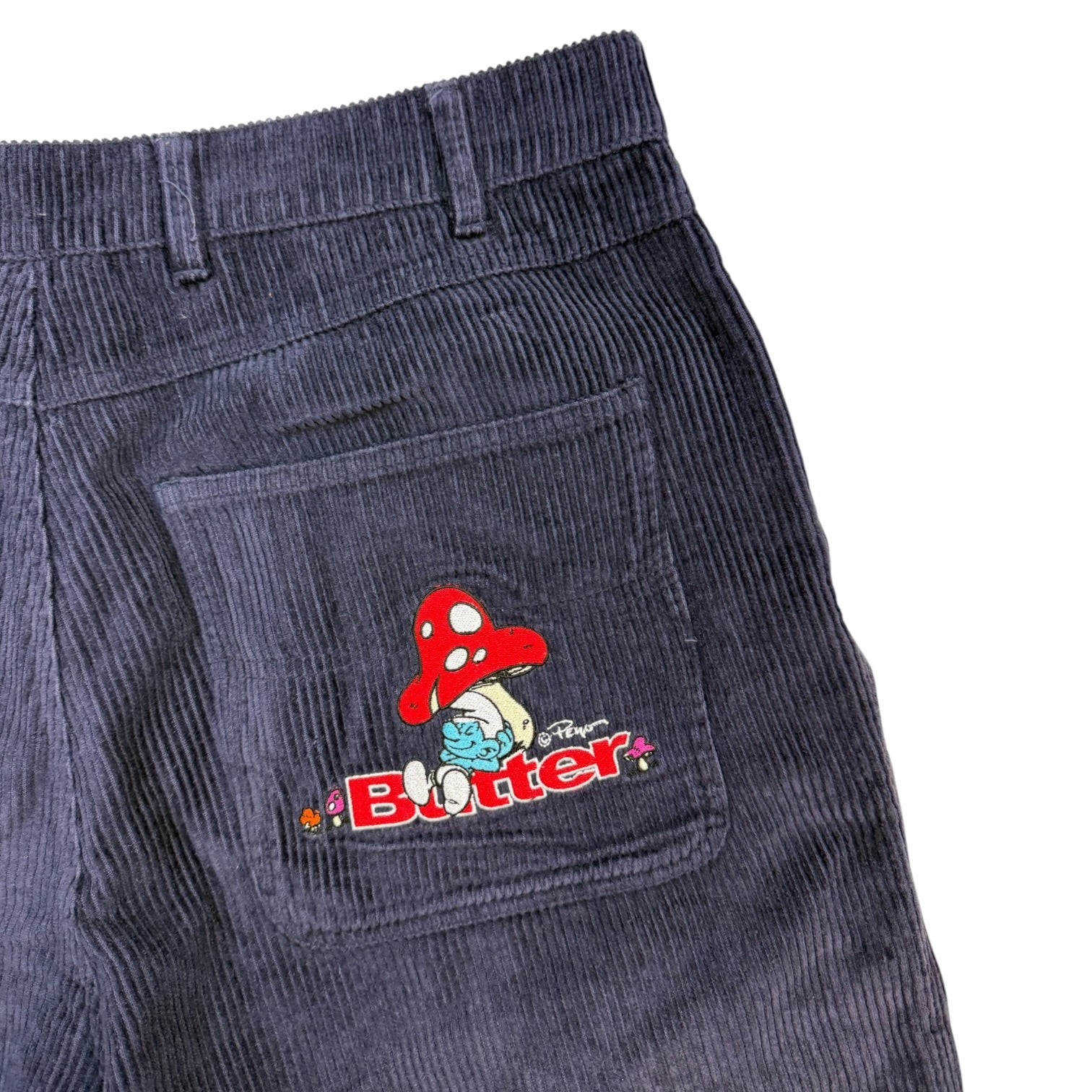 Butter x The Smurfs Mushroom Corduroy Shorts