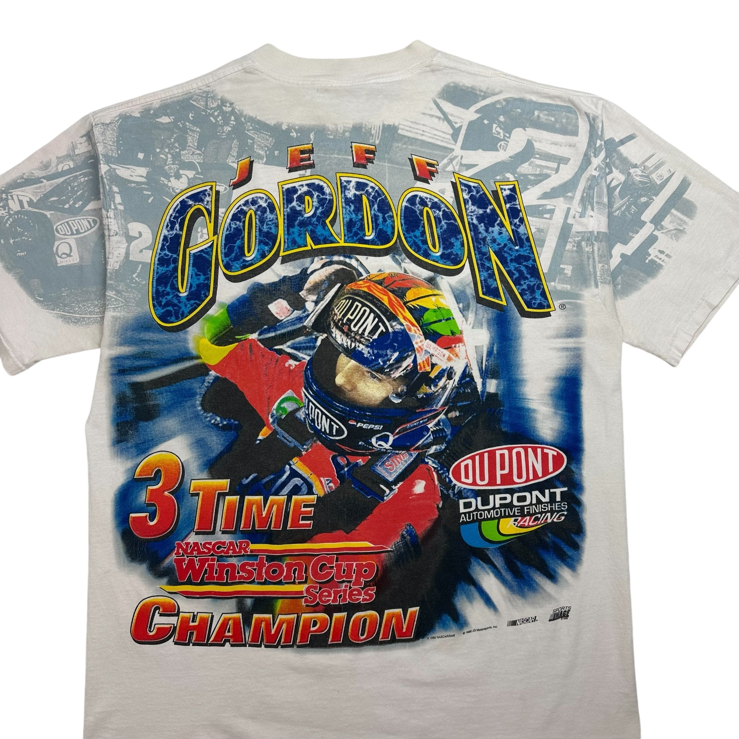 1998 Jeff Gordon DuPont Tee White