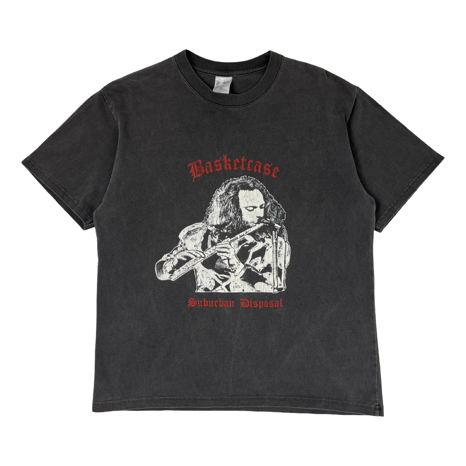 Basketcase Gallery Suburban Disposal Flute T-Shirt Black