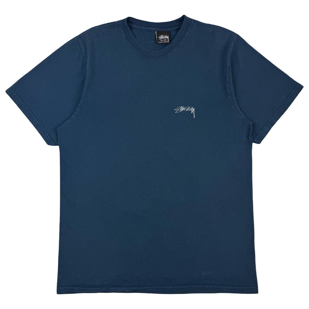 Stüssy Smooth Stock Pigment Dyed T-Shirt Navy