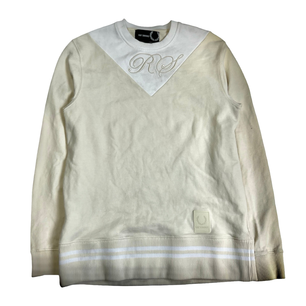 Fred Perry x Raf Simons V-Insert Crew Sweatshirt
