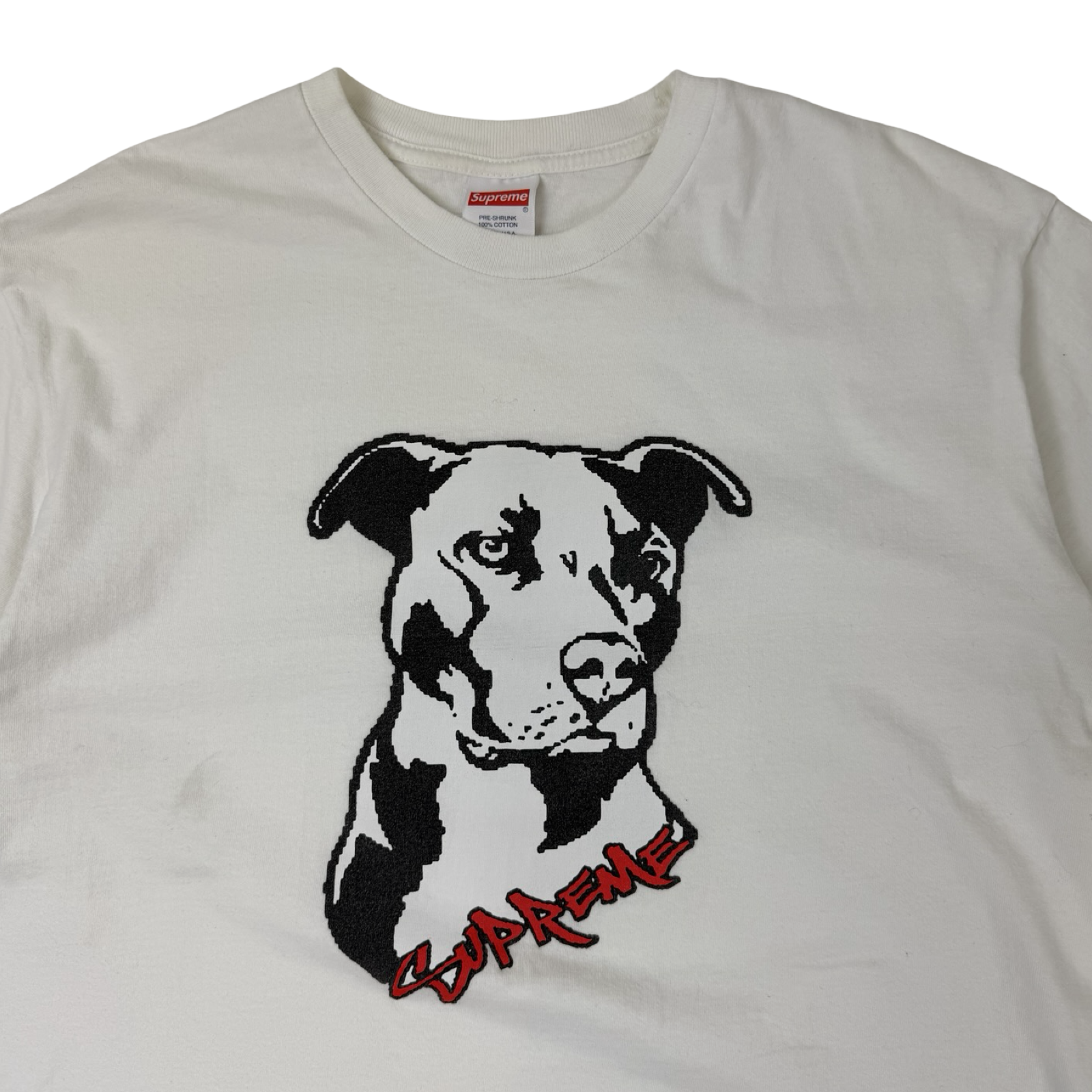 Supreme Pitbull T-Shirt White