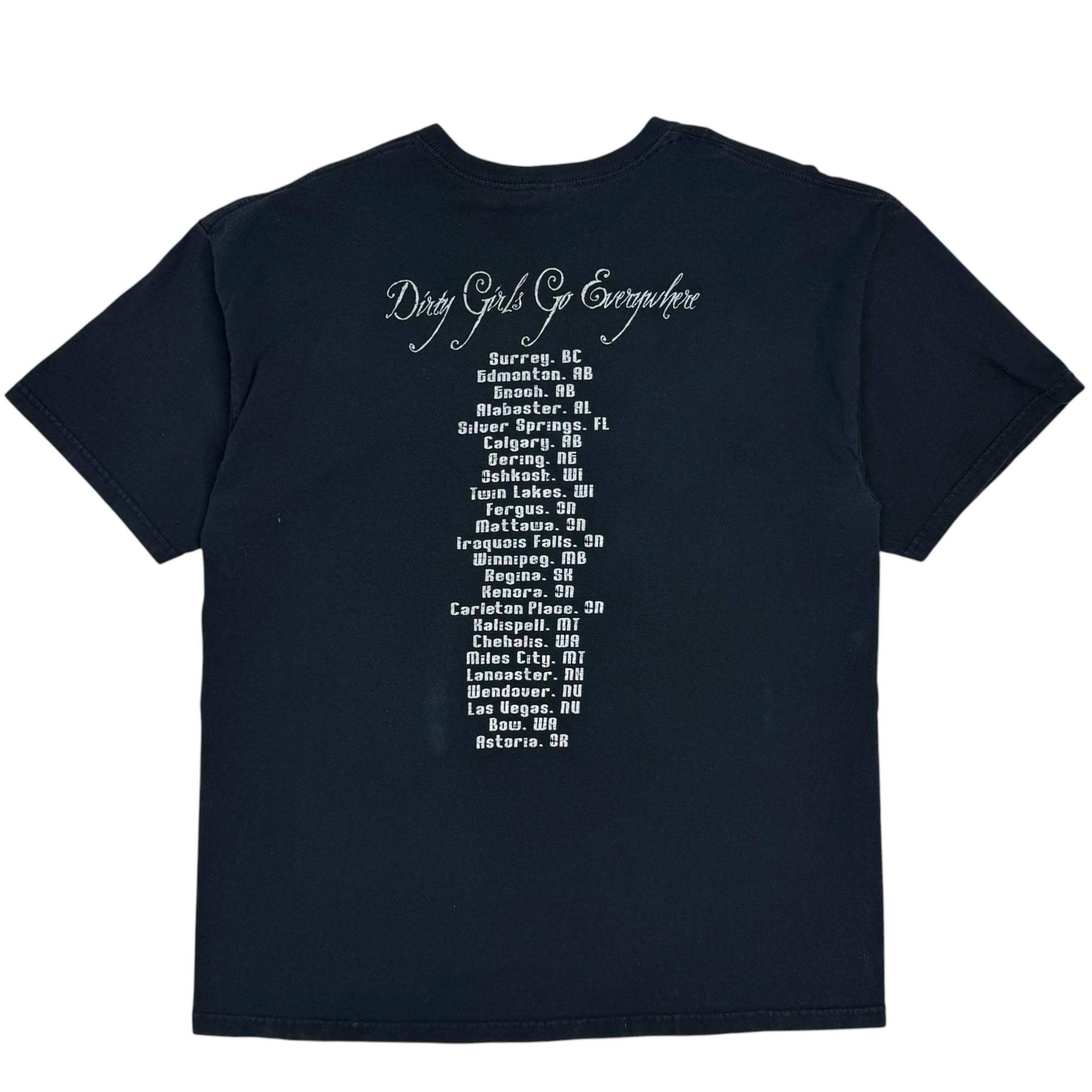 Vintage Terri Clark “Dirty Girls Go Everywhere” Tour Tee Black
