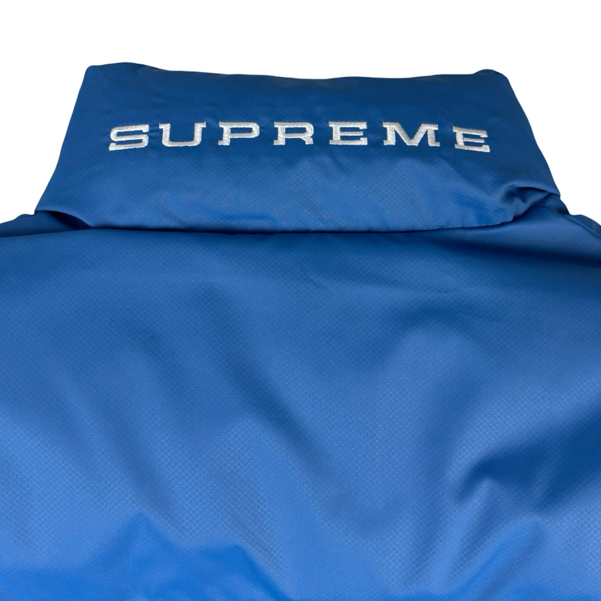 Supreme Nike Reversible Puffy Jacket Blue