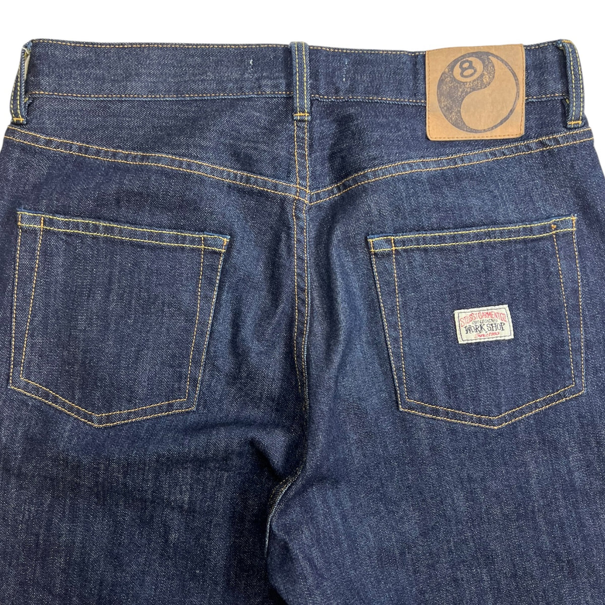 Our Legacy Workshop x Stussy Work Cut Jeans Blue Denim