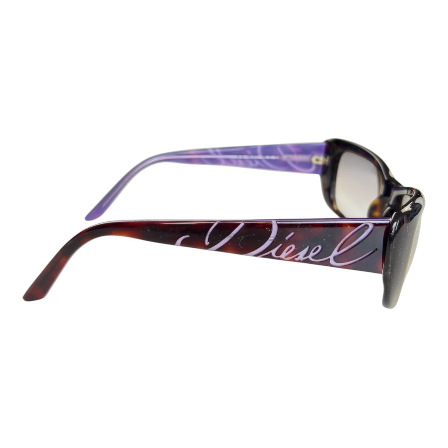 (W) Diesel Tortoise Shell Frame With Purple Arms