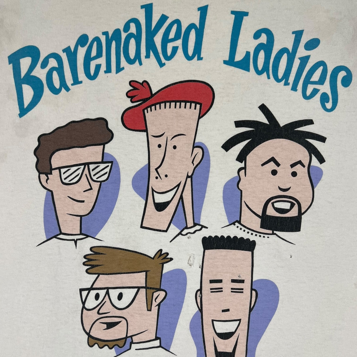 Vintage 1993 Barenaked Ladies Tour T-Shirt White