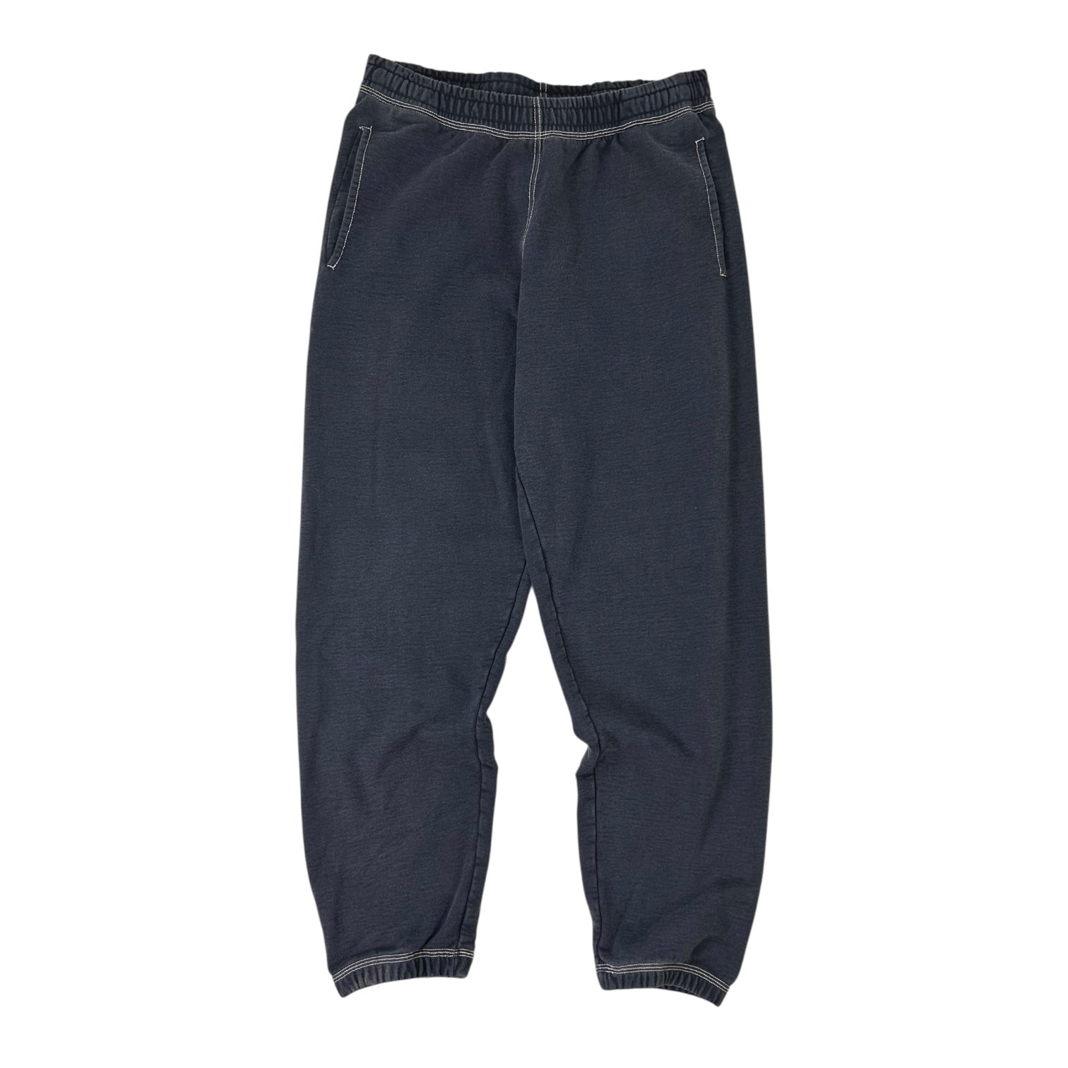 Stussy Contrast Stitch Label Pants Navy