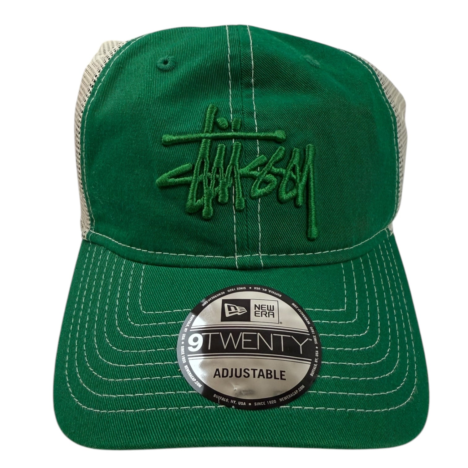 Stüssy New Era 9Twenty Tonal Basic Trucker Hat Green