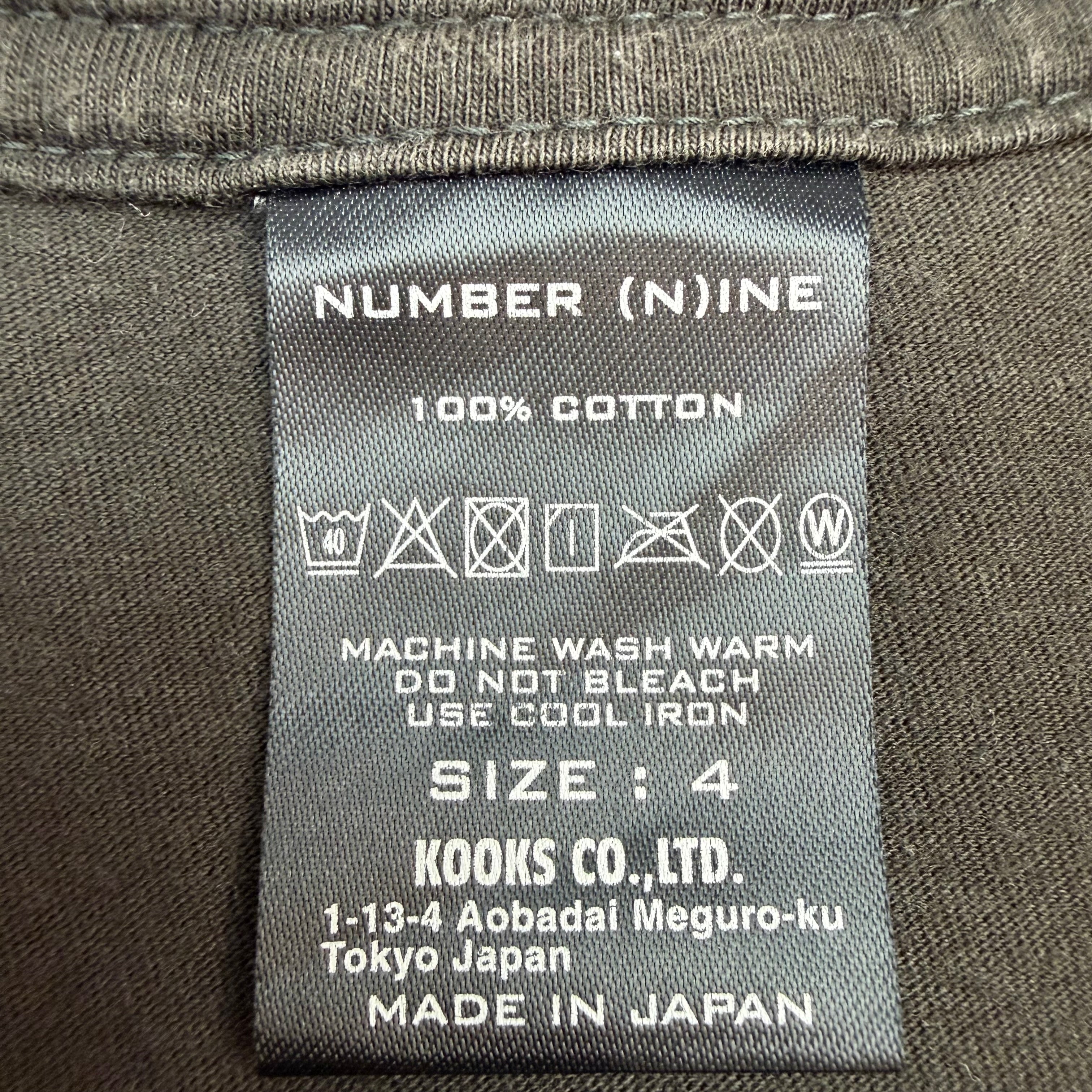 Number Nine School Of Visual Comedy Tee Black