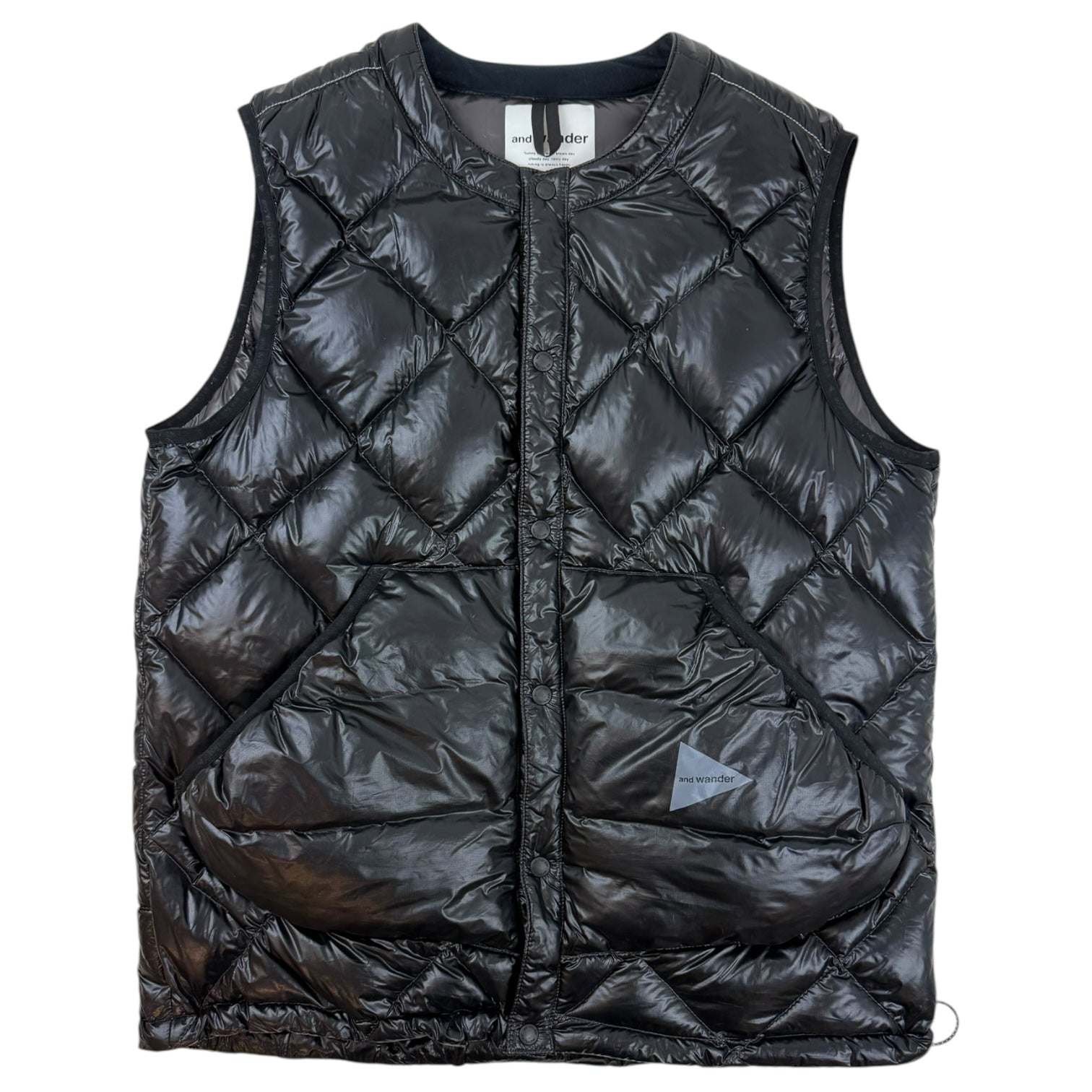 And Wander Diamond Stitch Down Vest