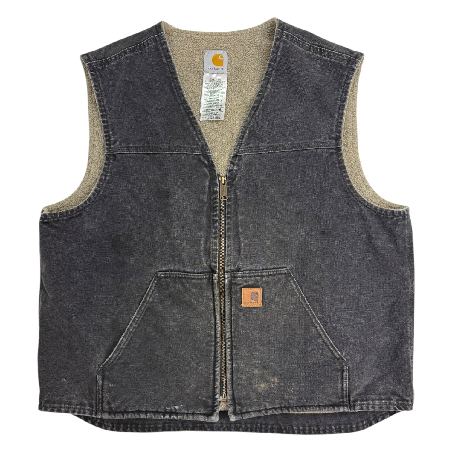 Vintage Carhartt Vest Washed Black