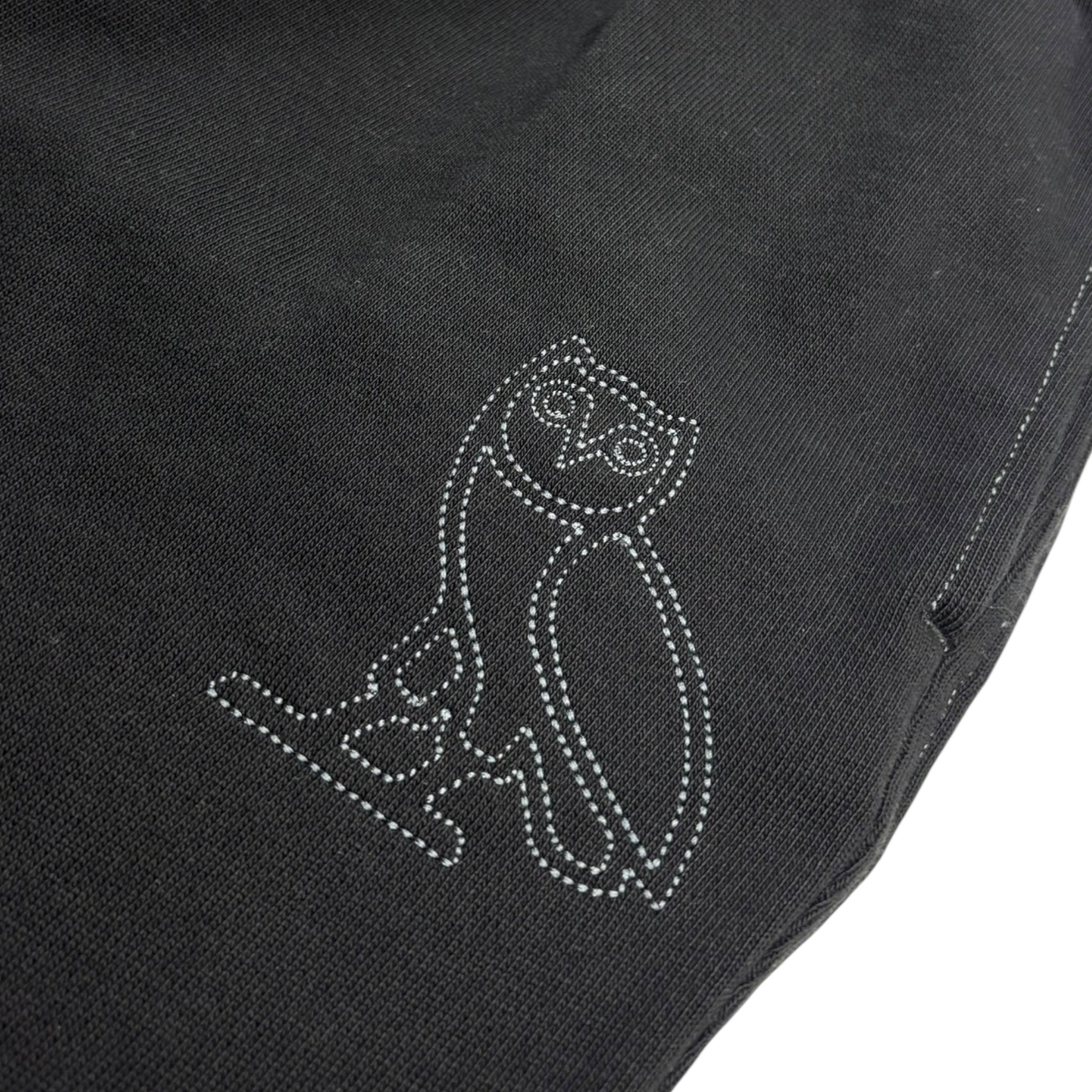OVO Tonal Stitch Open-Hem Sweatpants Black