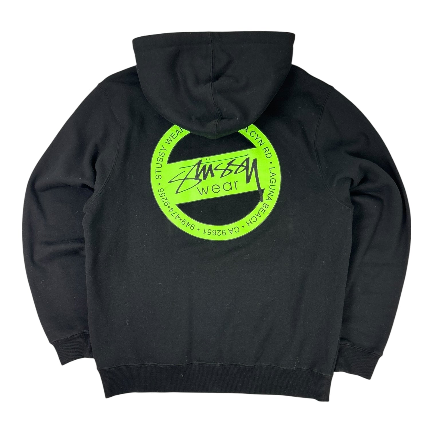 Stussy Wear Circle Hoodie Black